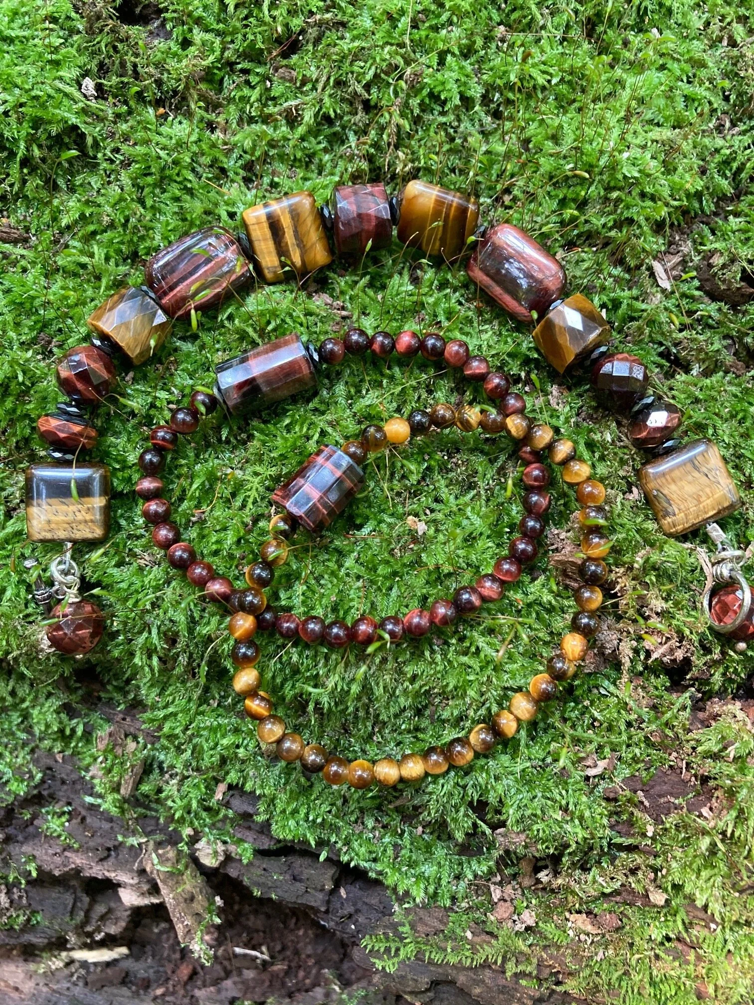 Red:Gold Tiger's Eye Bracelets2.jpeg