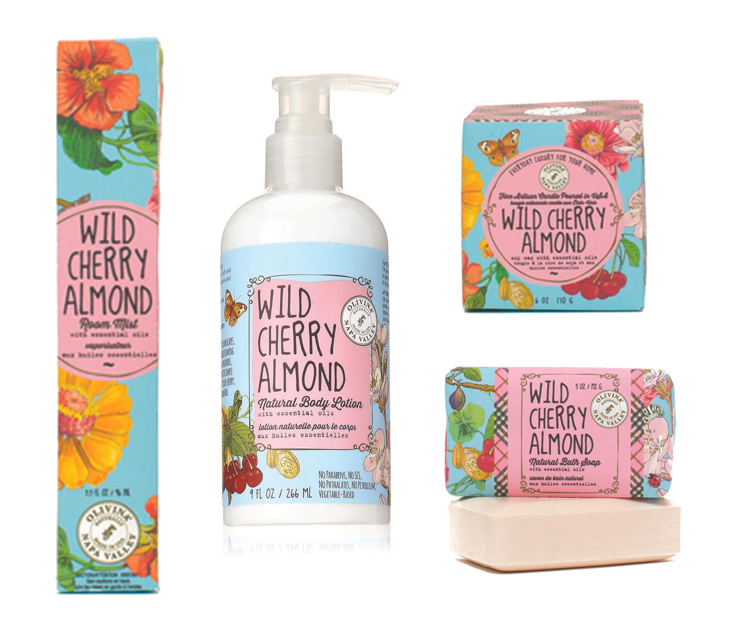 Olivina | Wild Cherry Almond Packaging