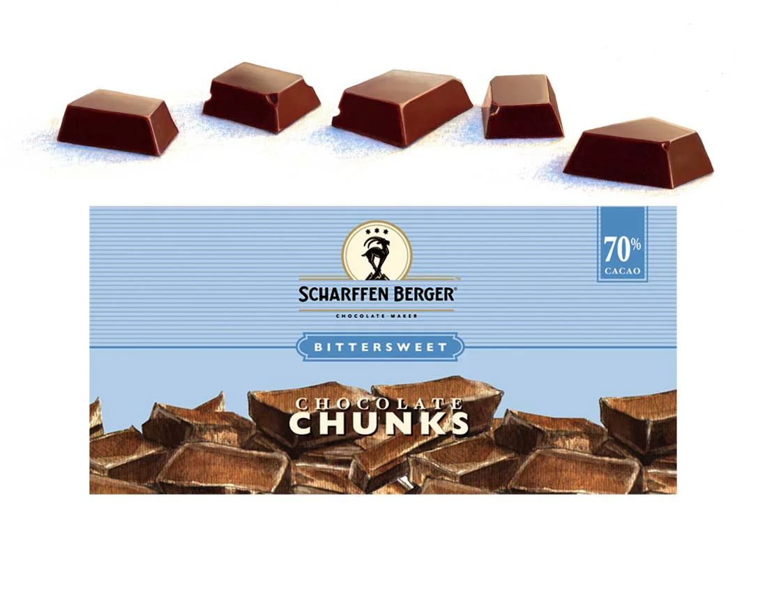 Scharffen Berger Chocolate Maker | Baking Chunks Packaging