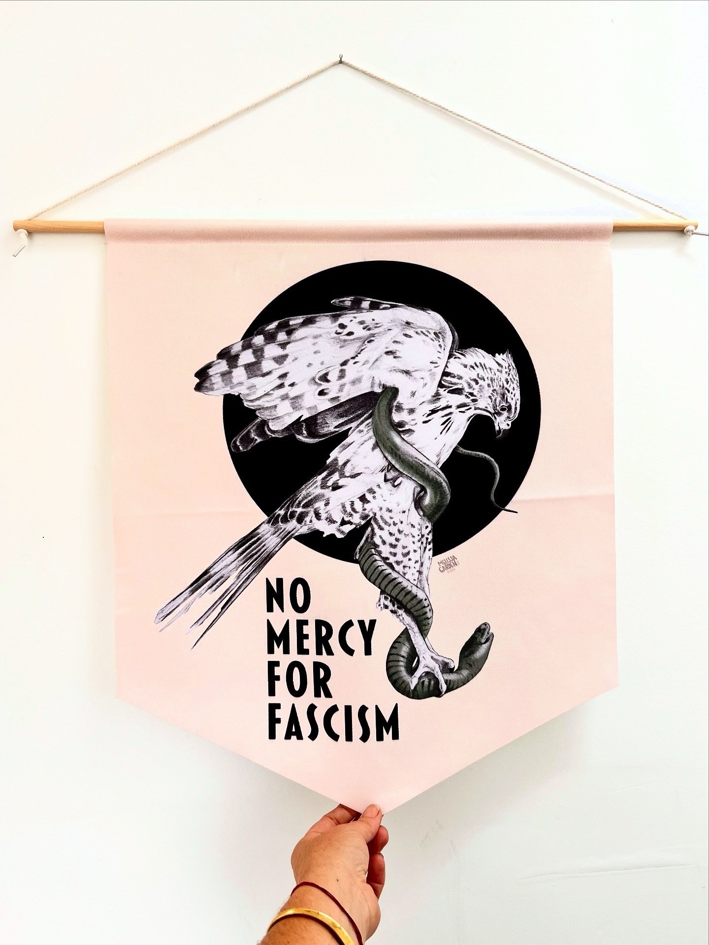 You asked and I’m responding. Pennants, posters and stickers by yours truly in my store on melissagarden.com cause there’s never a better time to be clear about where you stand. Tag a friend and I will do a giveaway to you or your pal for