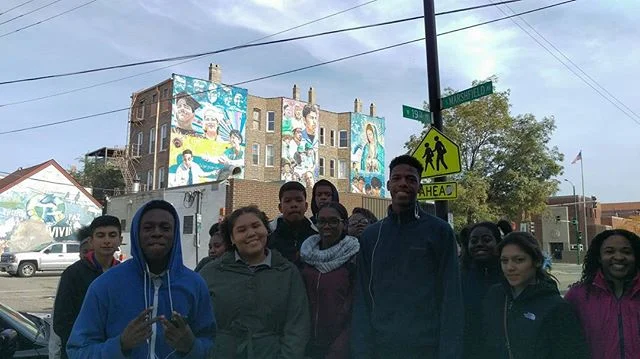 The awesome Catalyst Maria High School after checking out the Zimmerman murals. Thanks for joining us today!