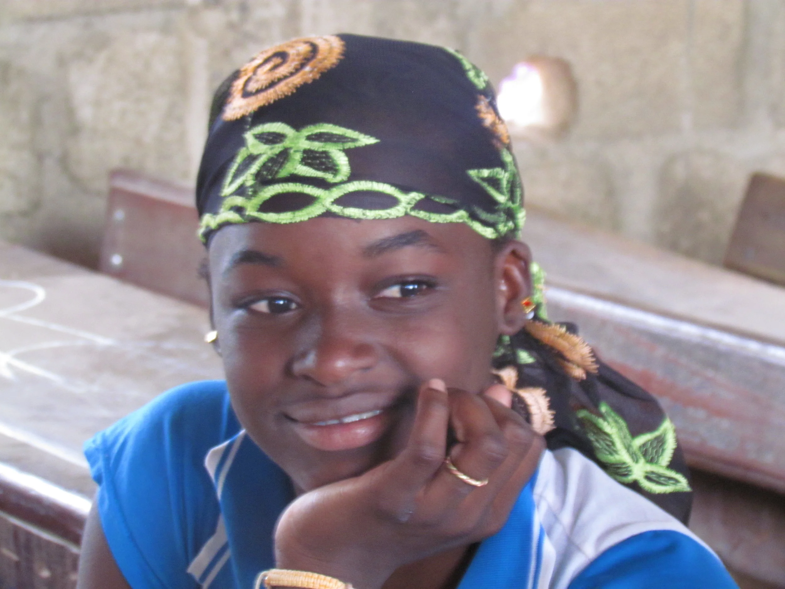 This is Kadia of Sebela, Mali. She dreams of being a midwife to help the women of her village and their babies.