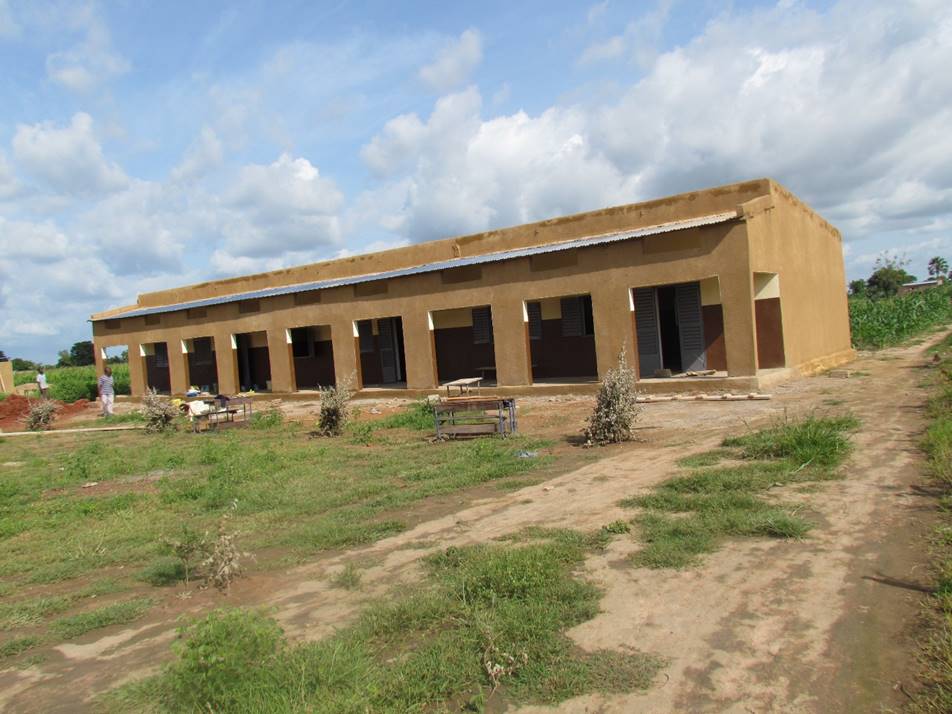  The completed school...just waiting for desks and, of course, students! 