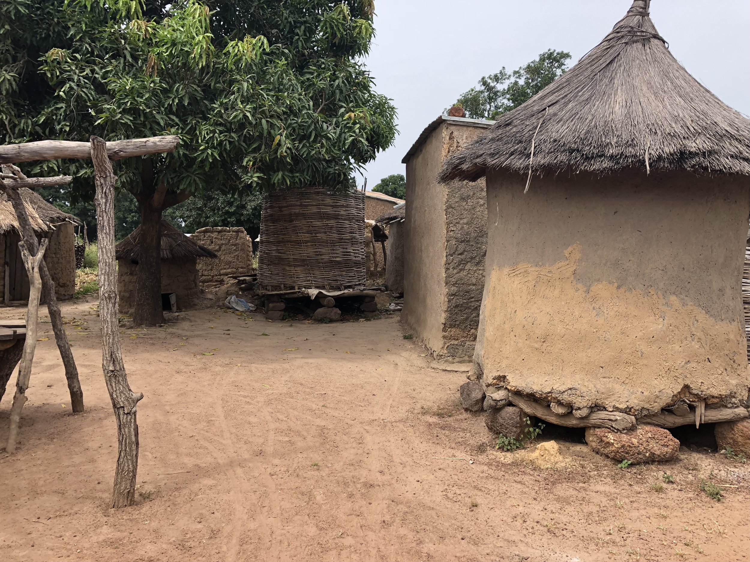 Typical village scene..in this case in Kafara.