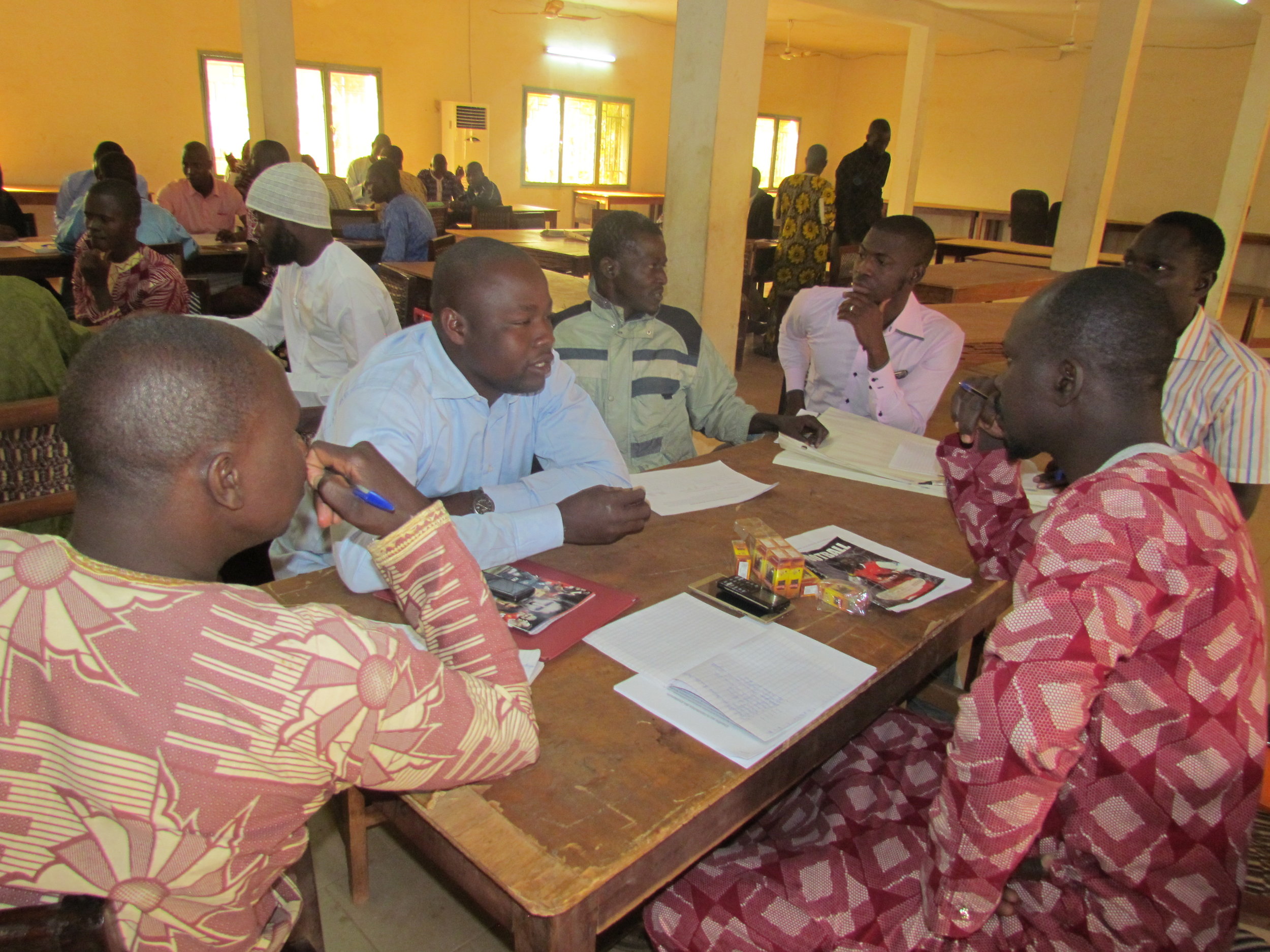  Teachers were very engaged in the debate and discussion about the obstacles facing girls in the classroom and how they can help. 