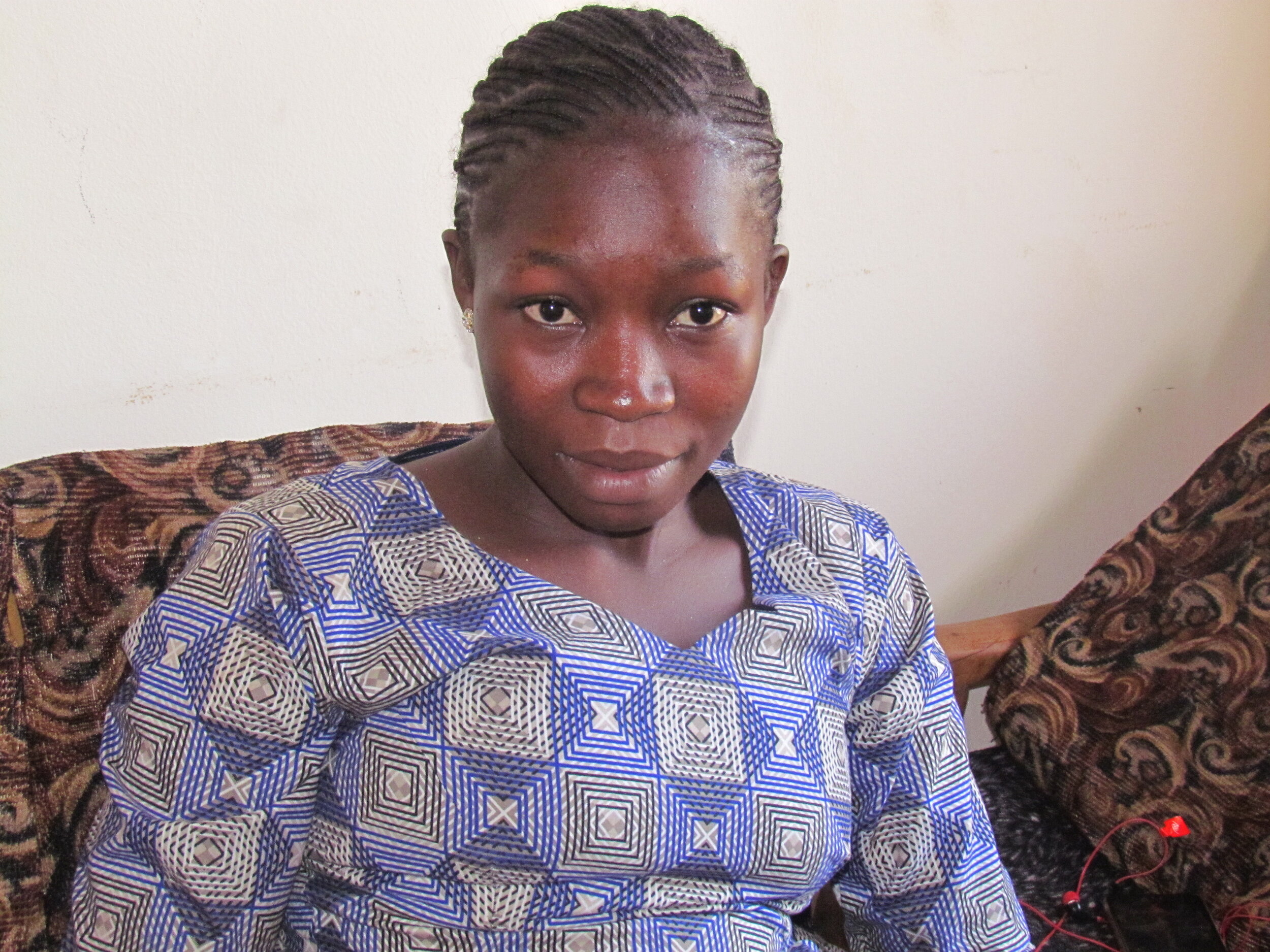 Tenimba is studying to be a secretary, but for this year she is inspiring other young women!