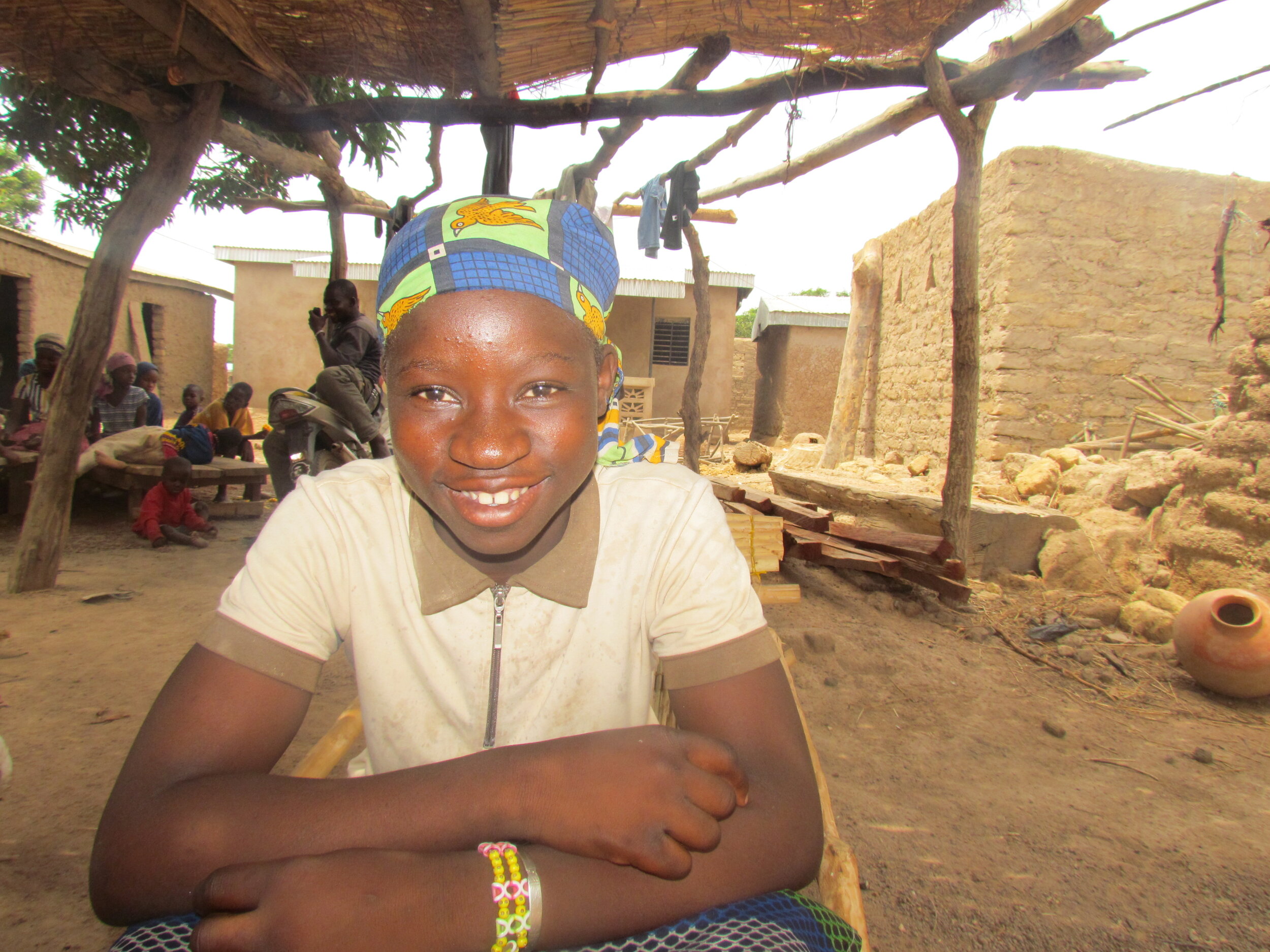 The children of N'Goko can't wait for their own school.