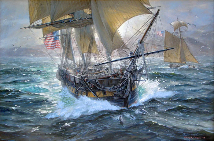 the USS Constellation on Patrol