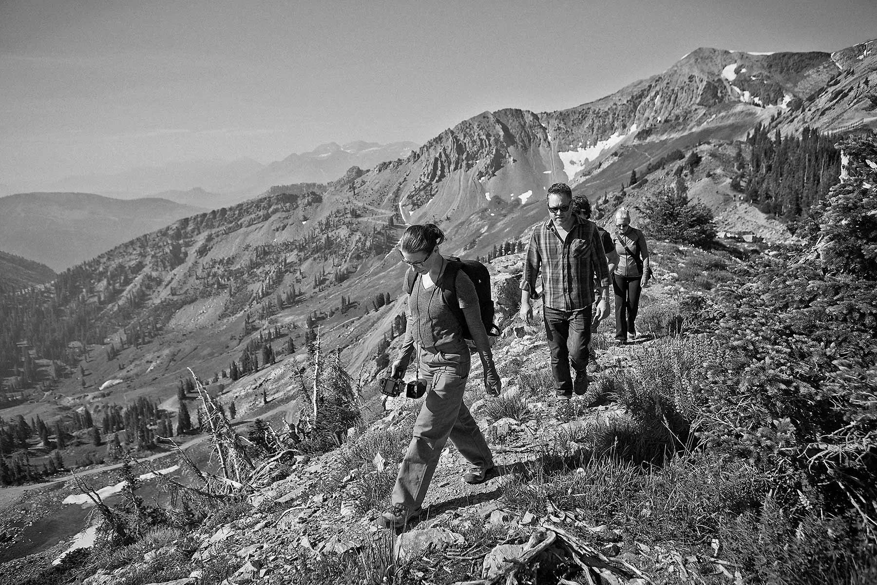 Day 1 - At the summit of Snowbird, Utah location and tech scouting.