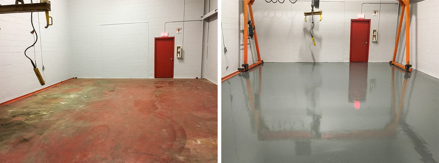 Before & After - Epoxy Coating