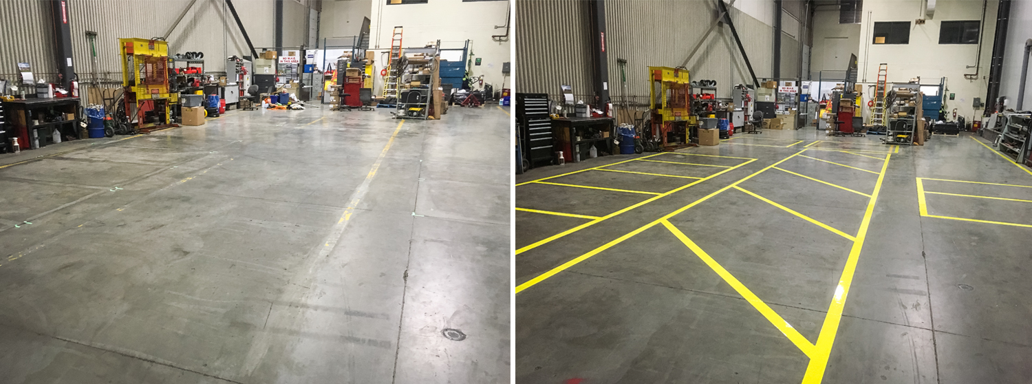 Before & After - Epoxy Coating