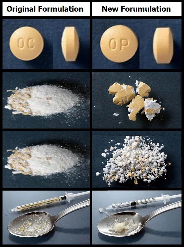 (Arnold voice): Your hopes of abusing oxycontin have been… crushed.