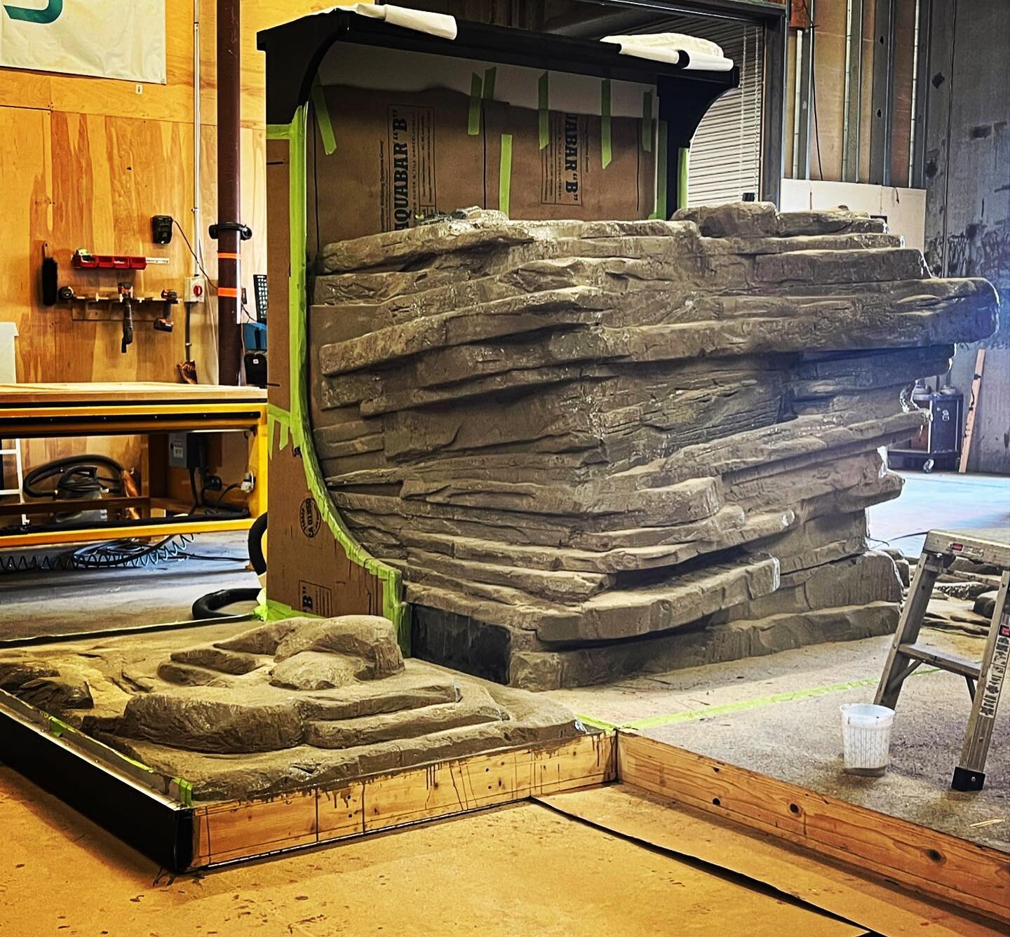 Wakanda Wednesday!

We are hard at work creating the fictional landscape of Wakanda in East Africa. This will soon be the base structure for a Black Panther display used in our Hall of Heroes exhibit.

Remember to love what you do, do what you love. 