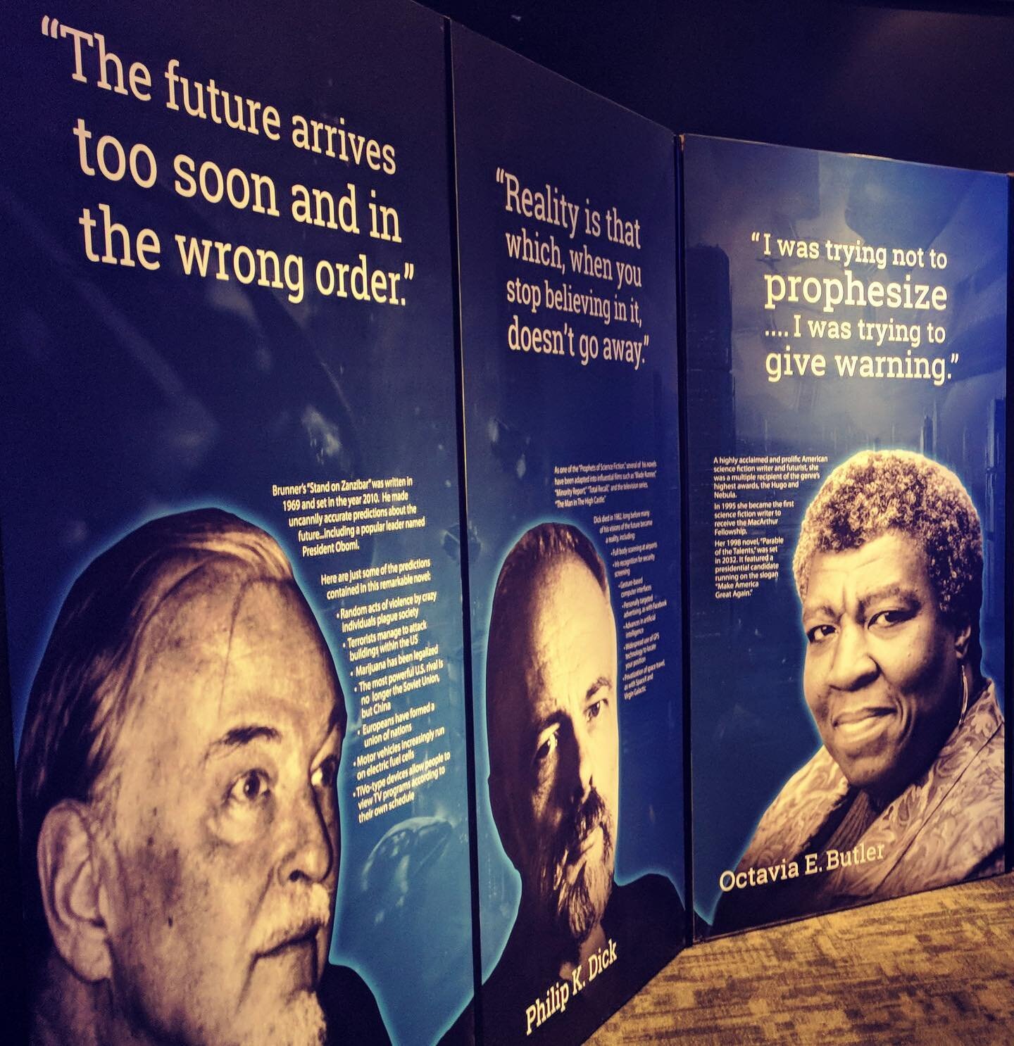 POPnology takes visitors on an educational journey through the minds and works of some of the great writers and thinkers throughout history. 

Science and technology come to life on the walls of the exhibit, as guests will continue to realize the pos