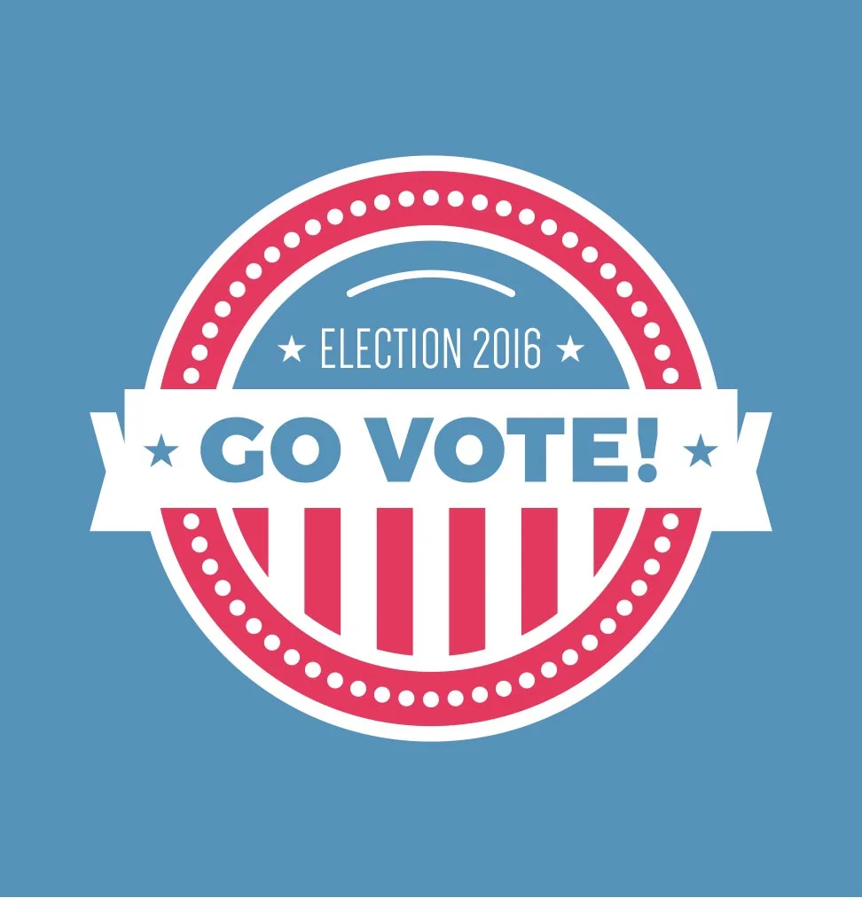 November 8, 2016 is General Election Day! Get out and vote!