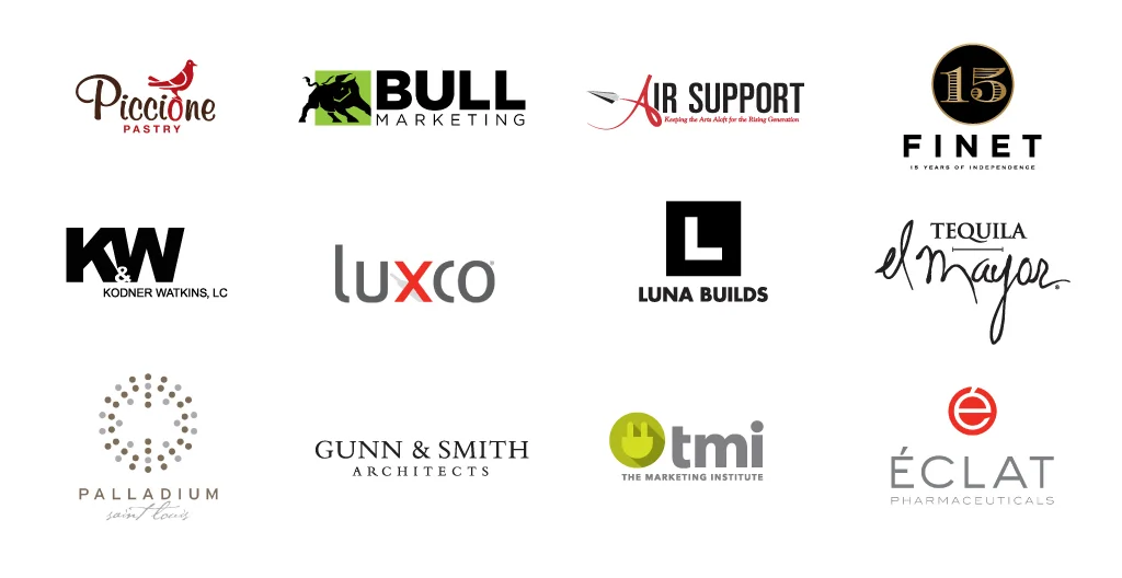 A collection of logos designed by Cfx.
