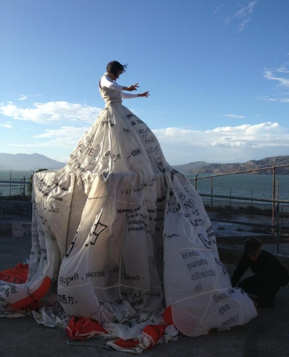 ODC Dance for the premiere of @Large: Ai WeiWei on Alcatraz , photo by Jamielyn Duggan