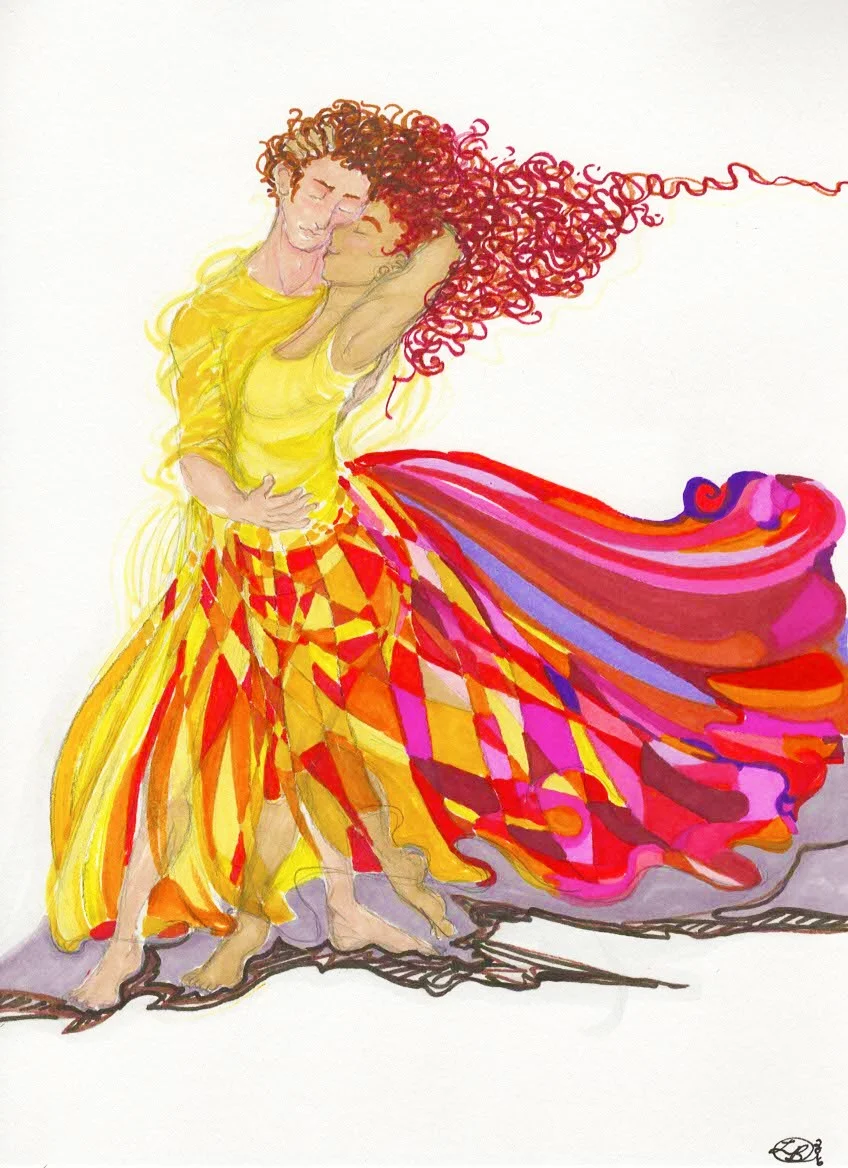 Stance on Dance Poetry Month, April 2016 - pencil, marker