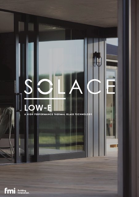 Low E glass brochure