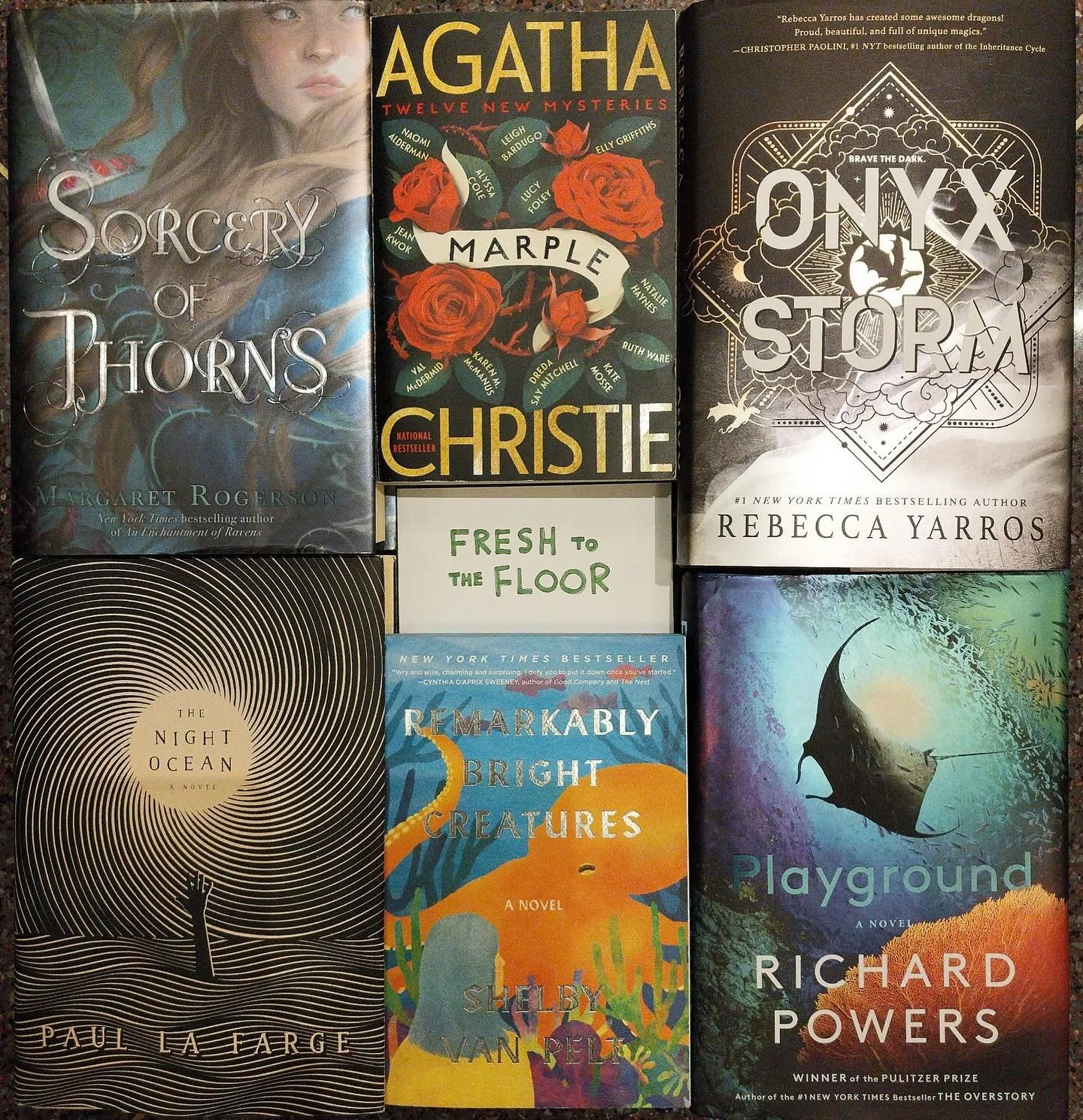 From fantastical romance to aquatic adventures and chilling mystery, all kinds of tales are fresh to the floor 📚

#friendsofthelibrary #newreads