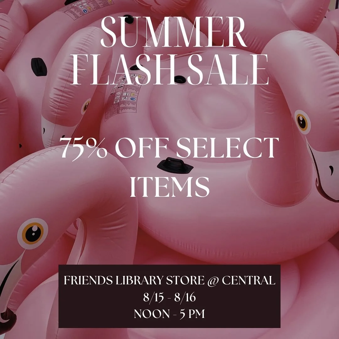 Hurry in and take advantage of steep discounts. Friends Library Store @ Central ~ 801 SW 10th Ave. 

#friendsofthelibrary #booksale