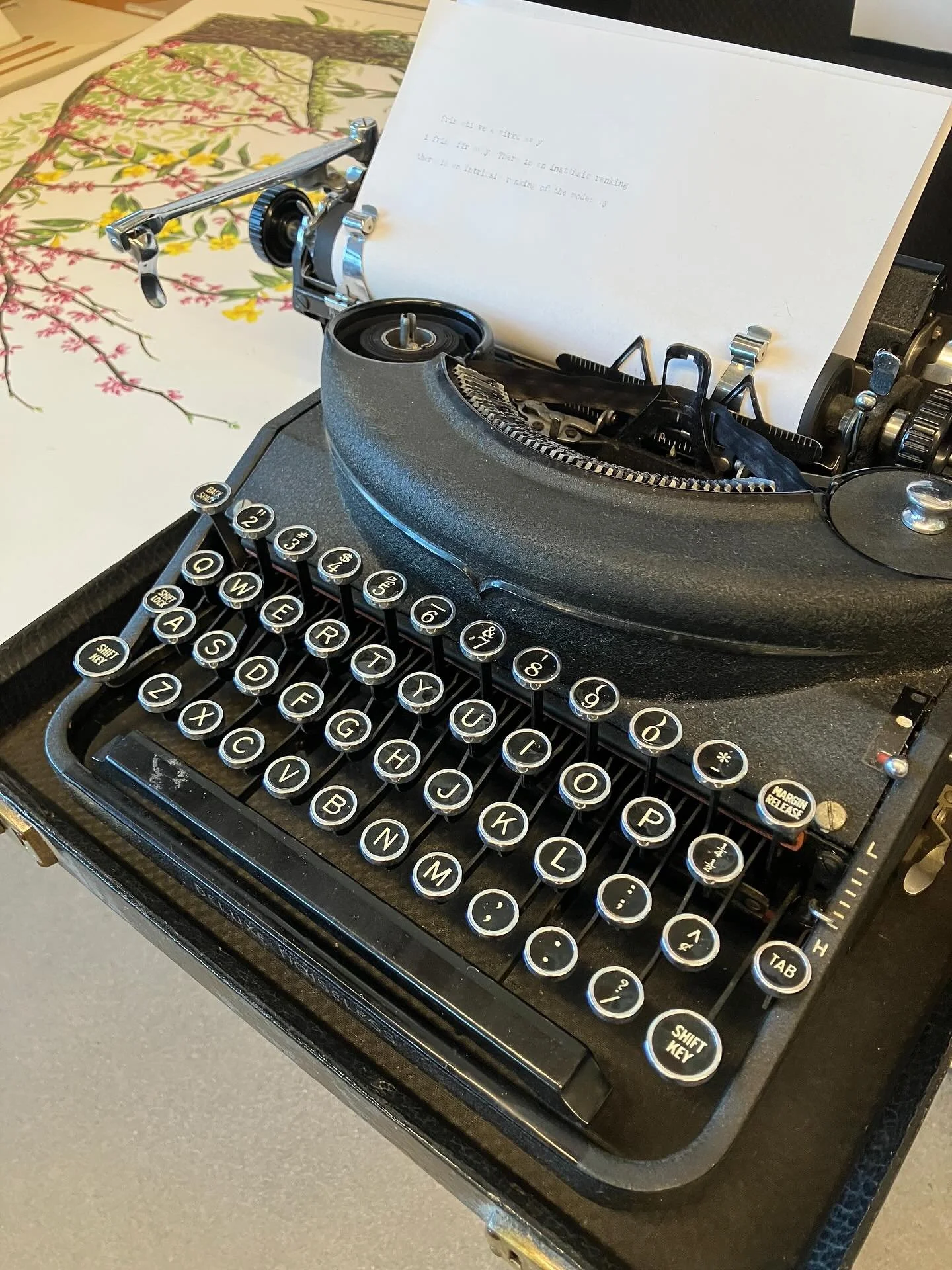 COLLECTORS CORNER FEATURE OF THE WEEK: Used (working) Remington Typewriter! Write your tortured poetry on this 1910-1940 noiseless portable deluxe. May incite moodiness and literary genius. A steal at $199.95!