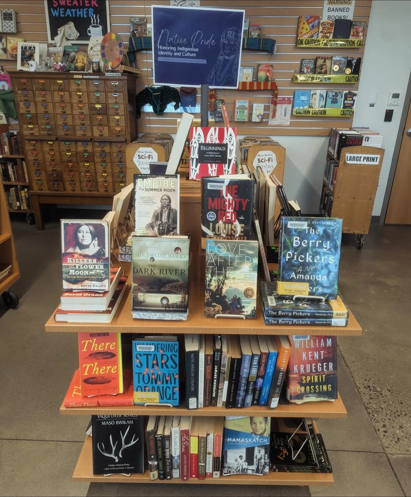 Come &amp; Get Your Love at Rose City Reads and check out our Native American Heritage Month display.  Located at 221 NE 122nd Avenue ~ Tues -Sat from 11AM - 5PM. 

#nativeamericanheritagemonth #usedbookstore #nativeamericanbooks #pnwbookstore #portl