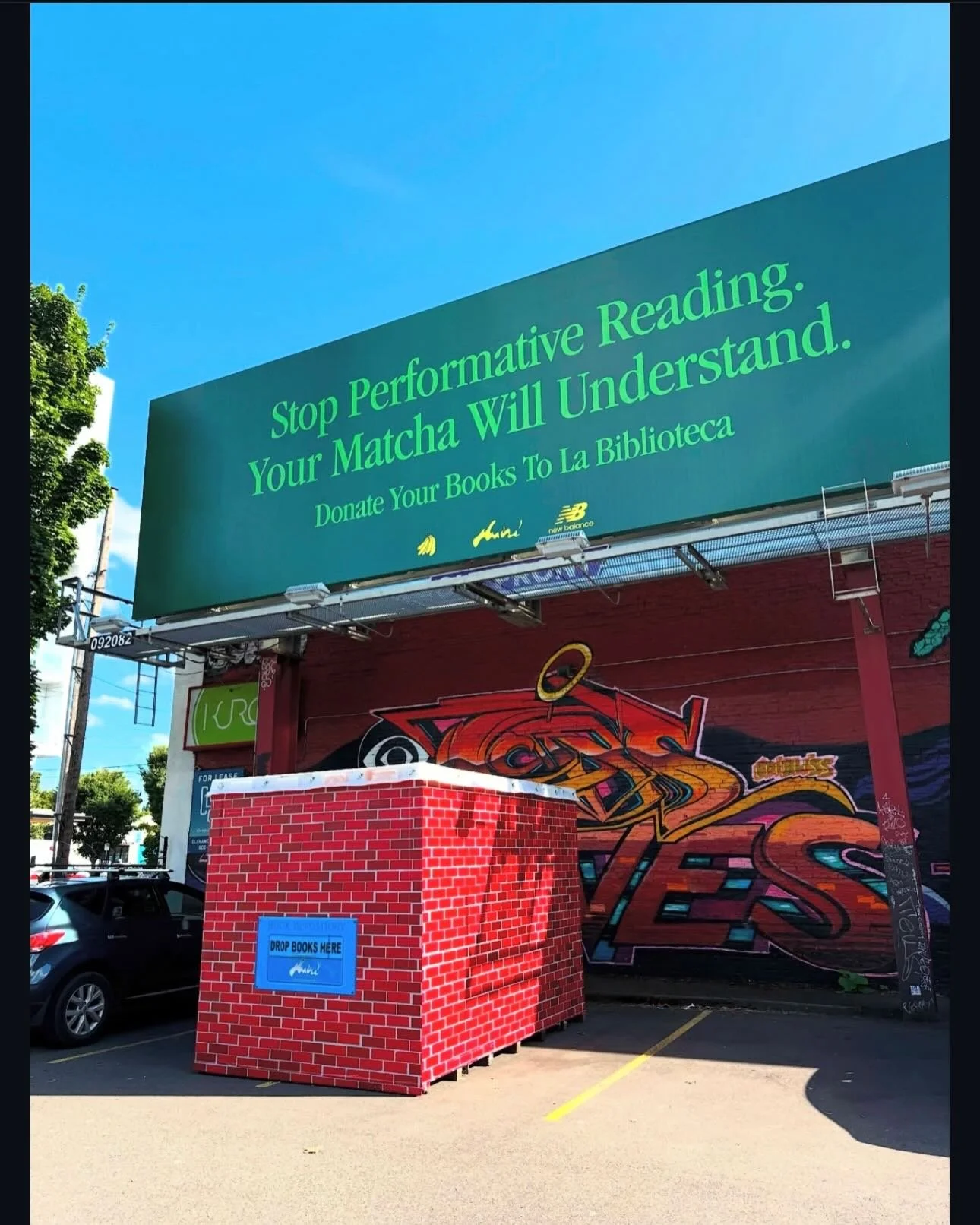 Much appreciation to Grammy-nominated Portland rapper @amine who sponsored a local book drive to support the community. Books were donated to Woodlawn Elementary School,  @hosfordmiddleschool and @rosecityreadspdx . His Biblioteca 2000 New Balance sn