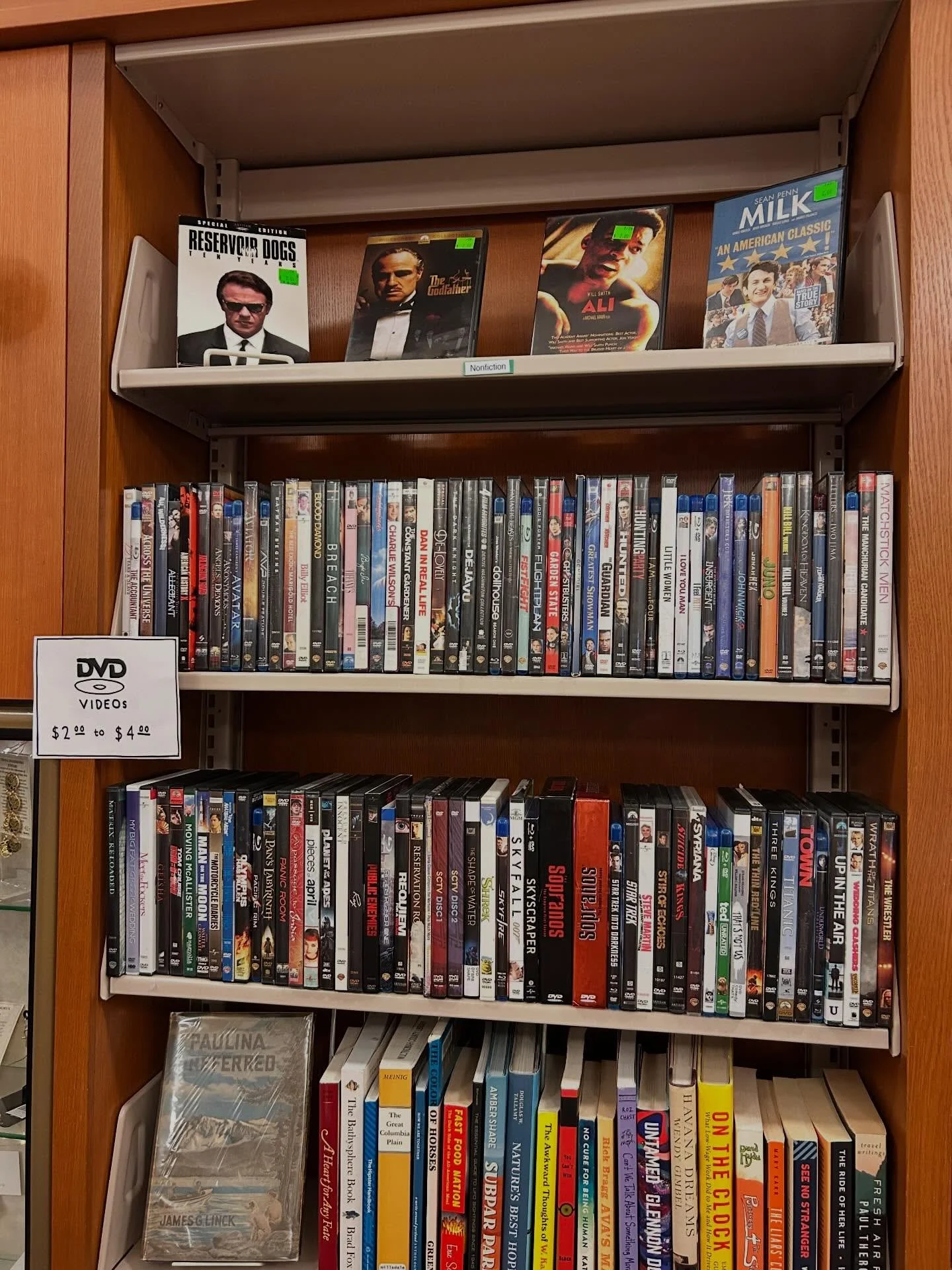 Come for the books, leave with movies too 🍿
Our gently used DVD and Blu-ray collection is full of fun finds, classics, and hidden gems for just $2&ndash;$4.

#friendsofthelibrary #multnomahcountylibrary