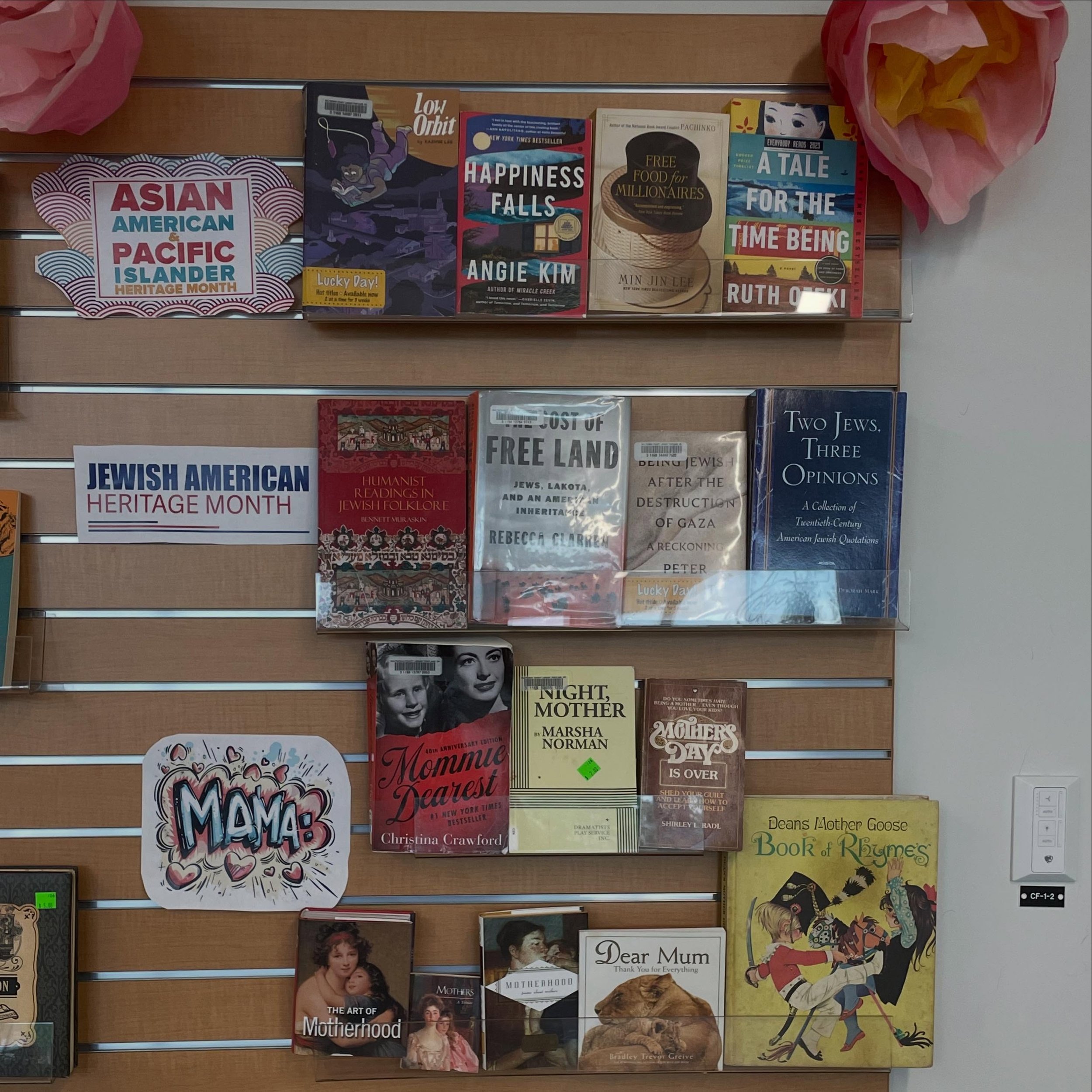 CELEBRATING THE HERITAGE OF ASIAN AMERICAN &amp; PACIFIC ISLANDERS ALONG WITH JEWISH AMERICANS THIS MONTH. COME CHECK OUT OUR SELECTIONS AT ROSE CITY READS.