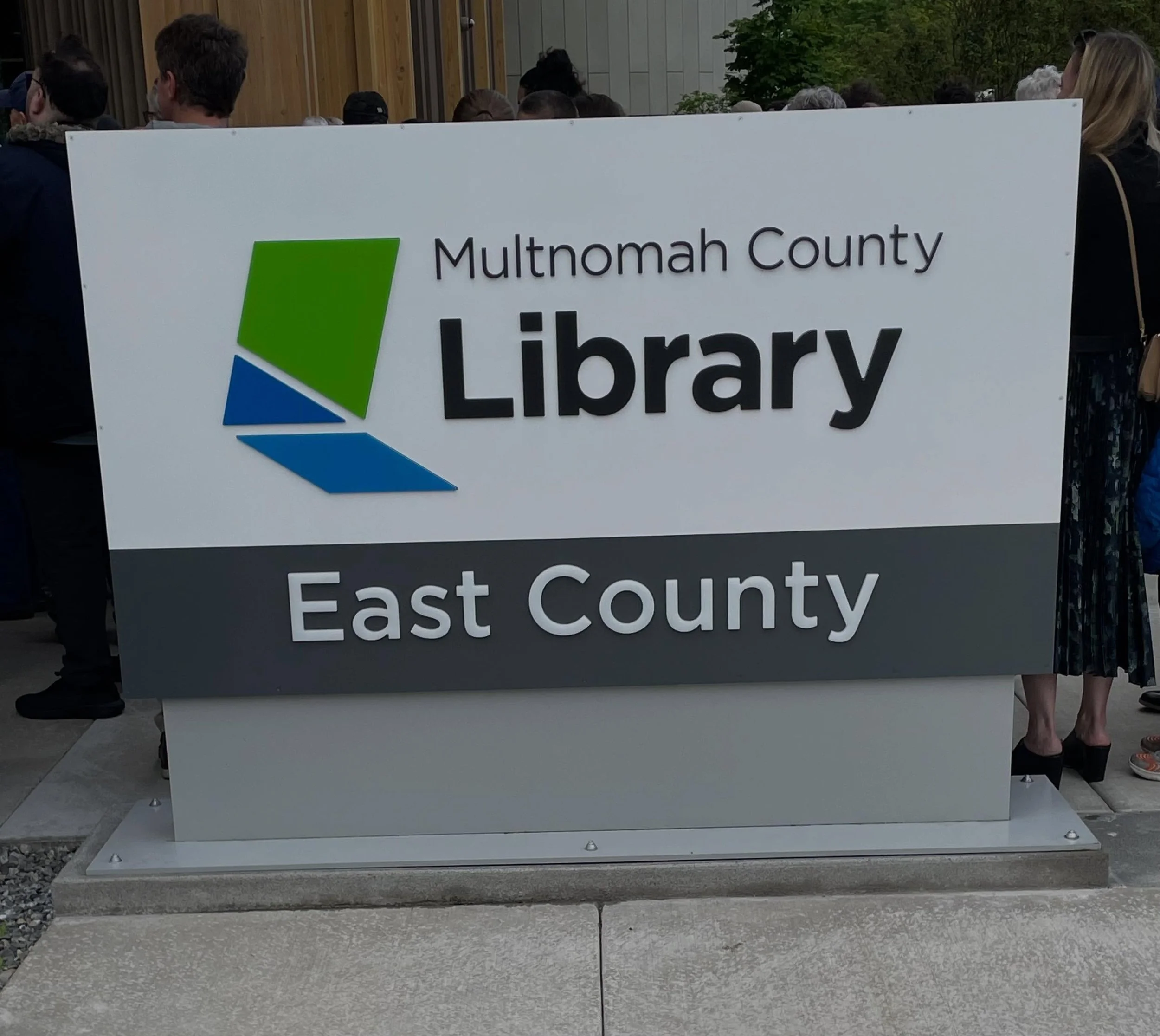FRIENDS OF THE LIBRARY IS CELEBRATING THE GEAND OPENING OF EAST COUNTY LIBRARY THIS WEEKEND! CHECK THE LIBRARY WEBSITE FOR THE SCHEDULE OF EVENTS.