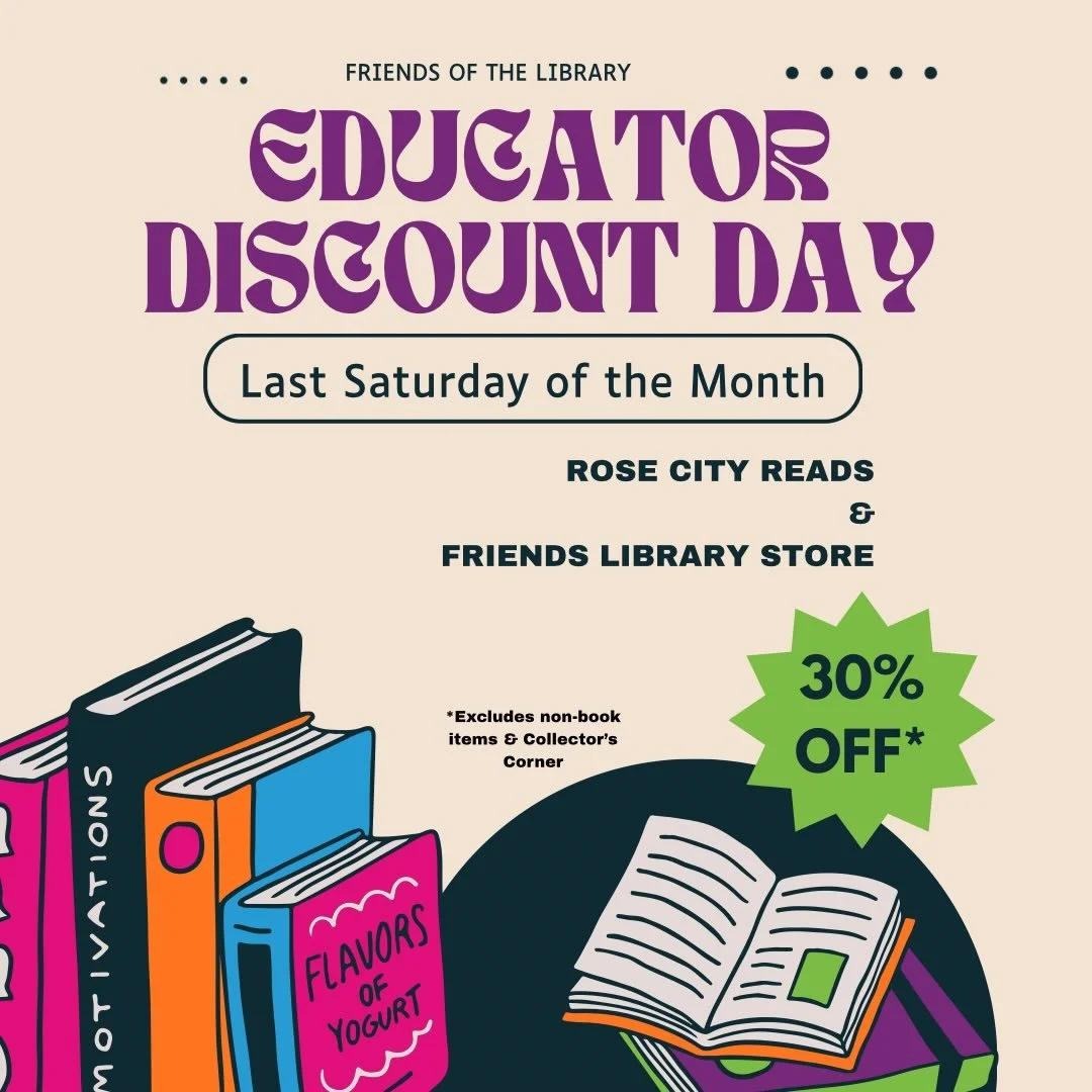 Educators, don&rsquo;t forget today is all for you! Come in and receive 30% off your entire purchase (excluding collectors corner).