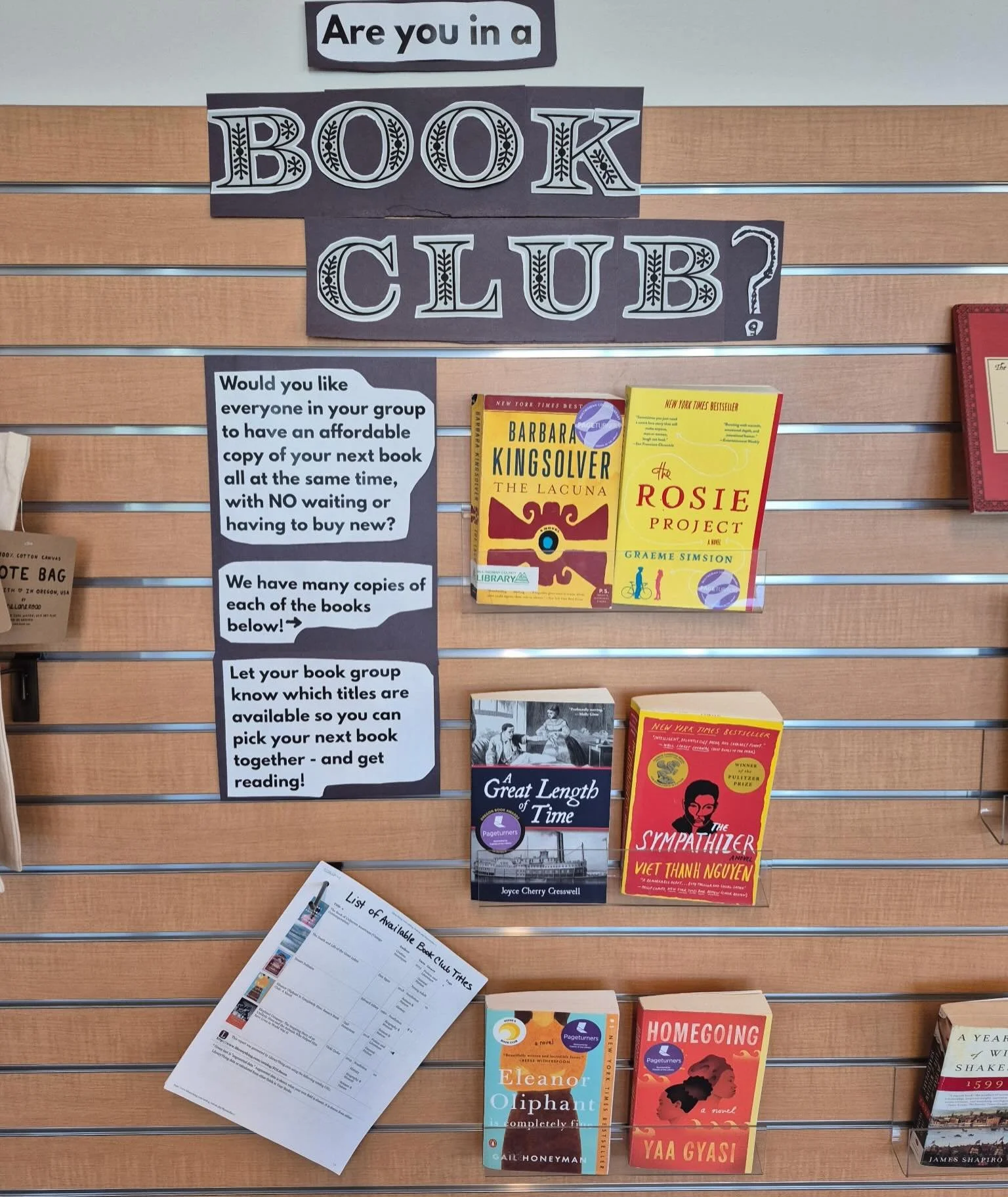 ARE YOU PART OF A BOOK CLUB? ROSE CITY READS🌹 HAS MULTIPLE COPIES FOR YOUR GROUP. COME SEE WHAT&rsquo;S AVAILABLE.