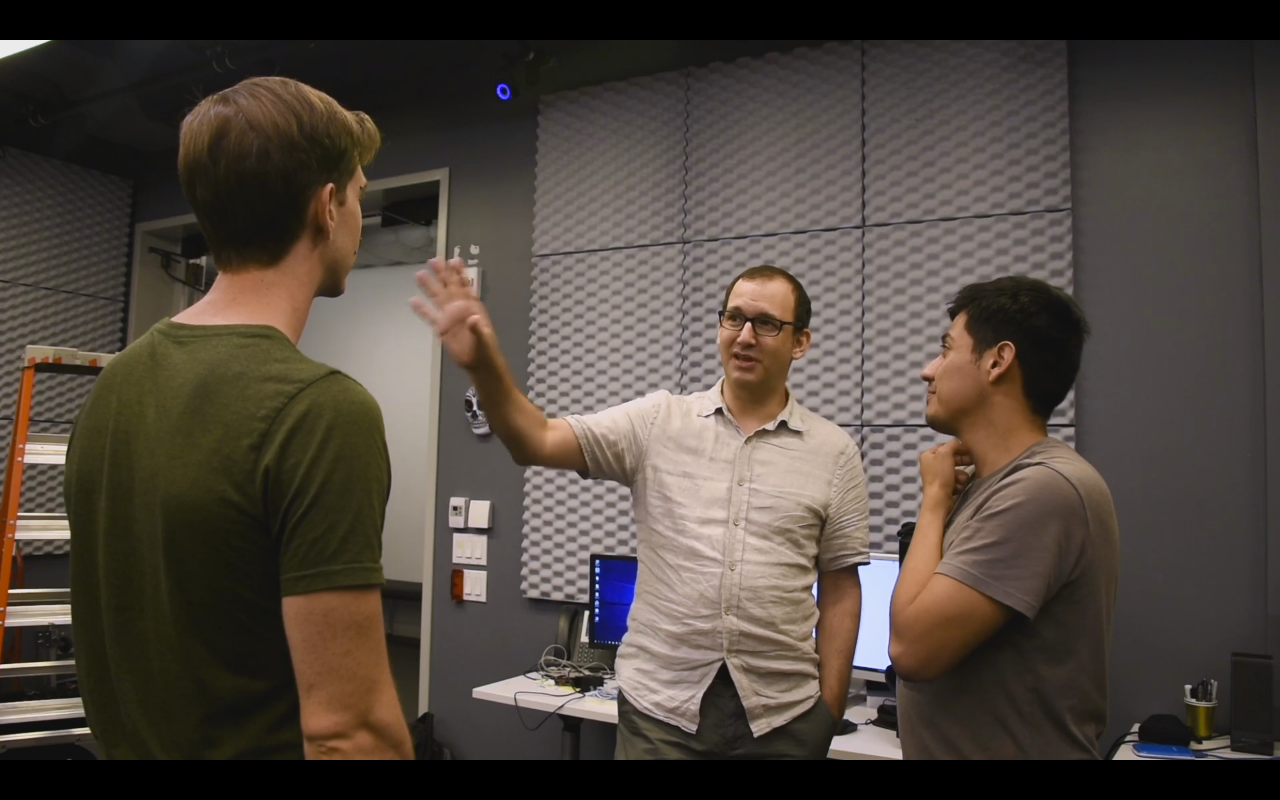 David and Javier Discuss Zach's Face Trackers