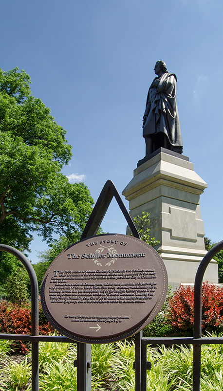 Schiller Monument Plaque 1