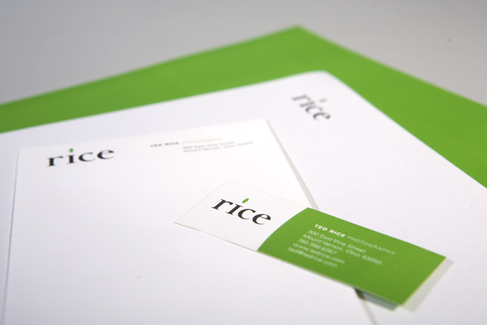 Identity for Ted Rice, Photographer