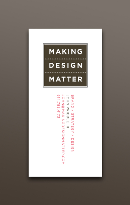 Making Design Matter Idenity