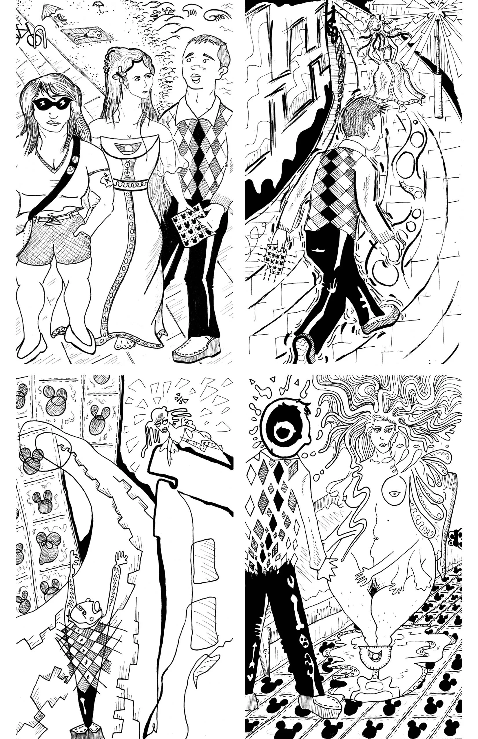 PAGE 1 ‘ Trip Sex ’ comic for the 2019 ‘ Sex ’ zine