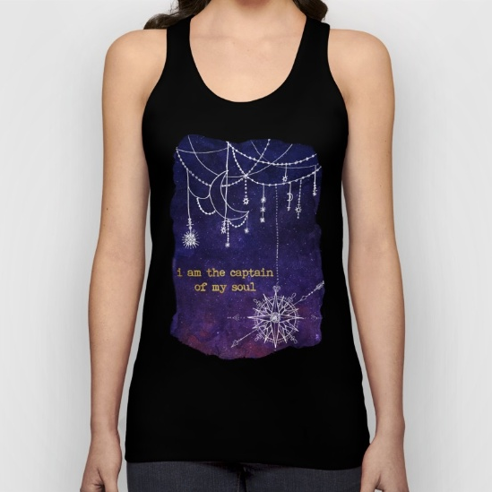captain of my soul galaxy artwork tshirt