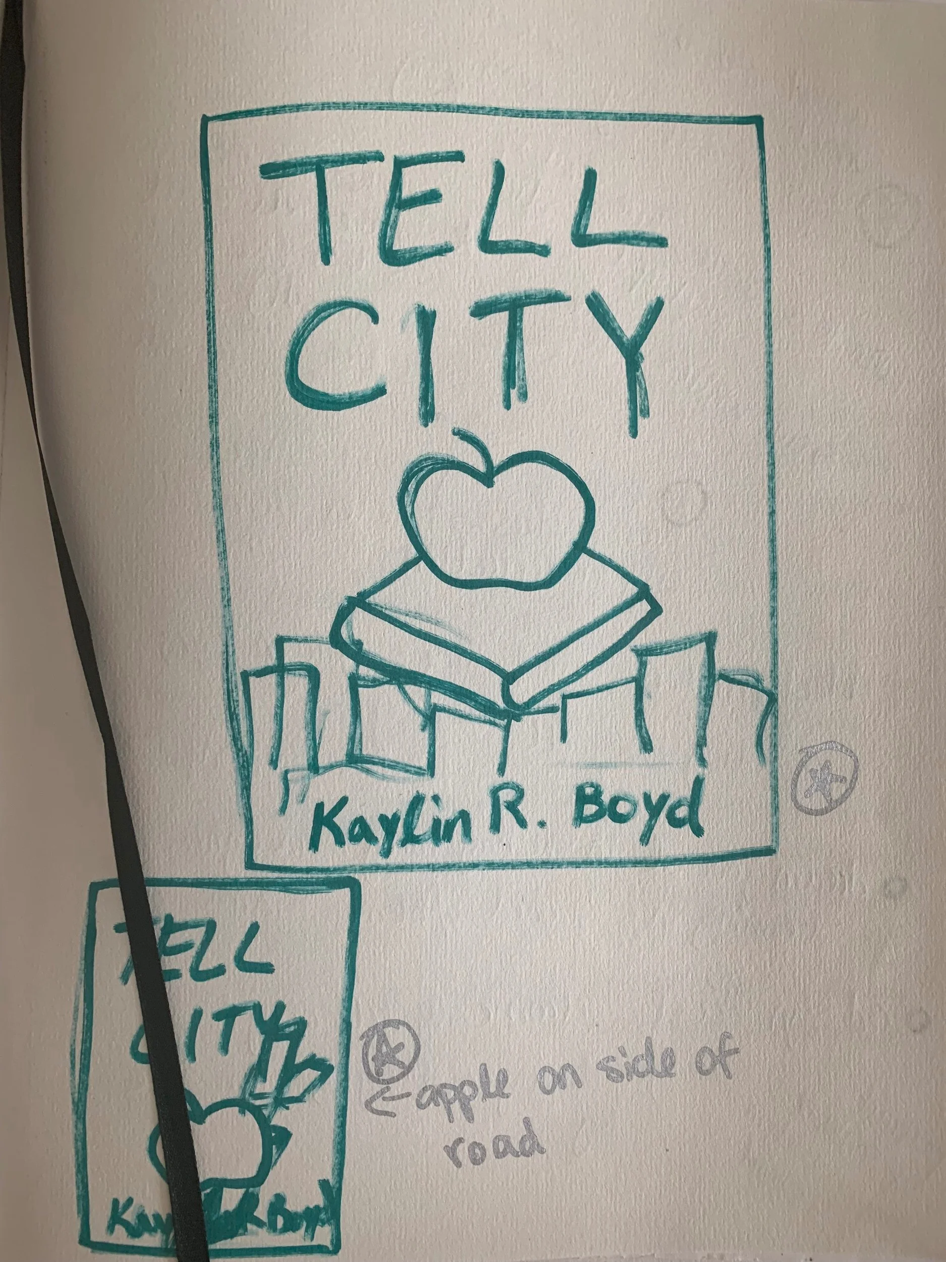 The first ever sketch from 2013 of a Tell City cover.