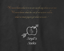 The back of all the shirts.