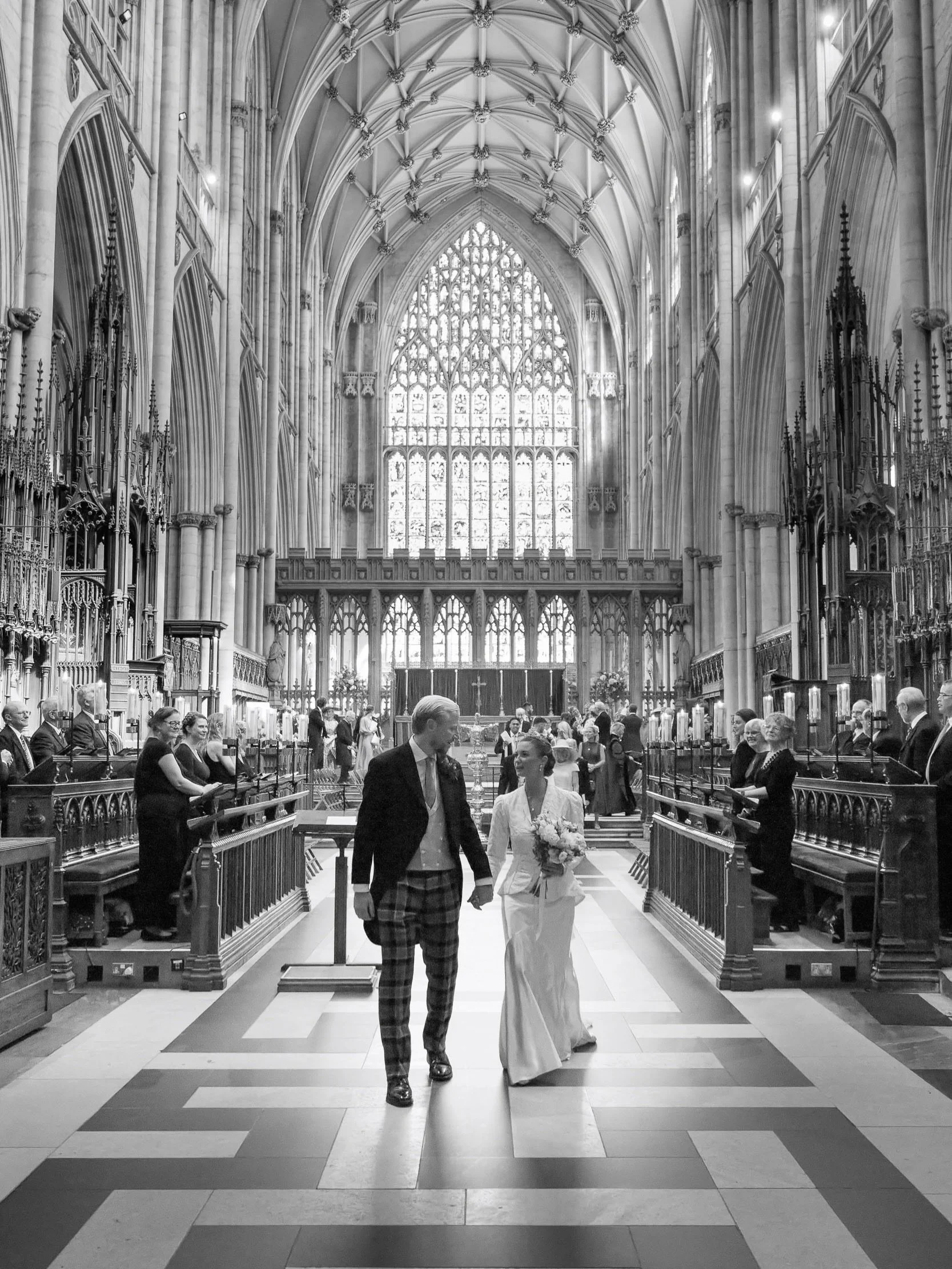There are very few wedding settings where you have to think about scale quite like this.

York Minster is extraordinary, but the challenge isn&rsquo;t simply to photograph the building beautifully. It&rsquo;s to make photographs which show where you 