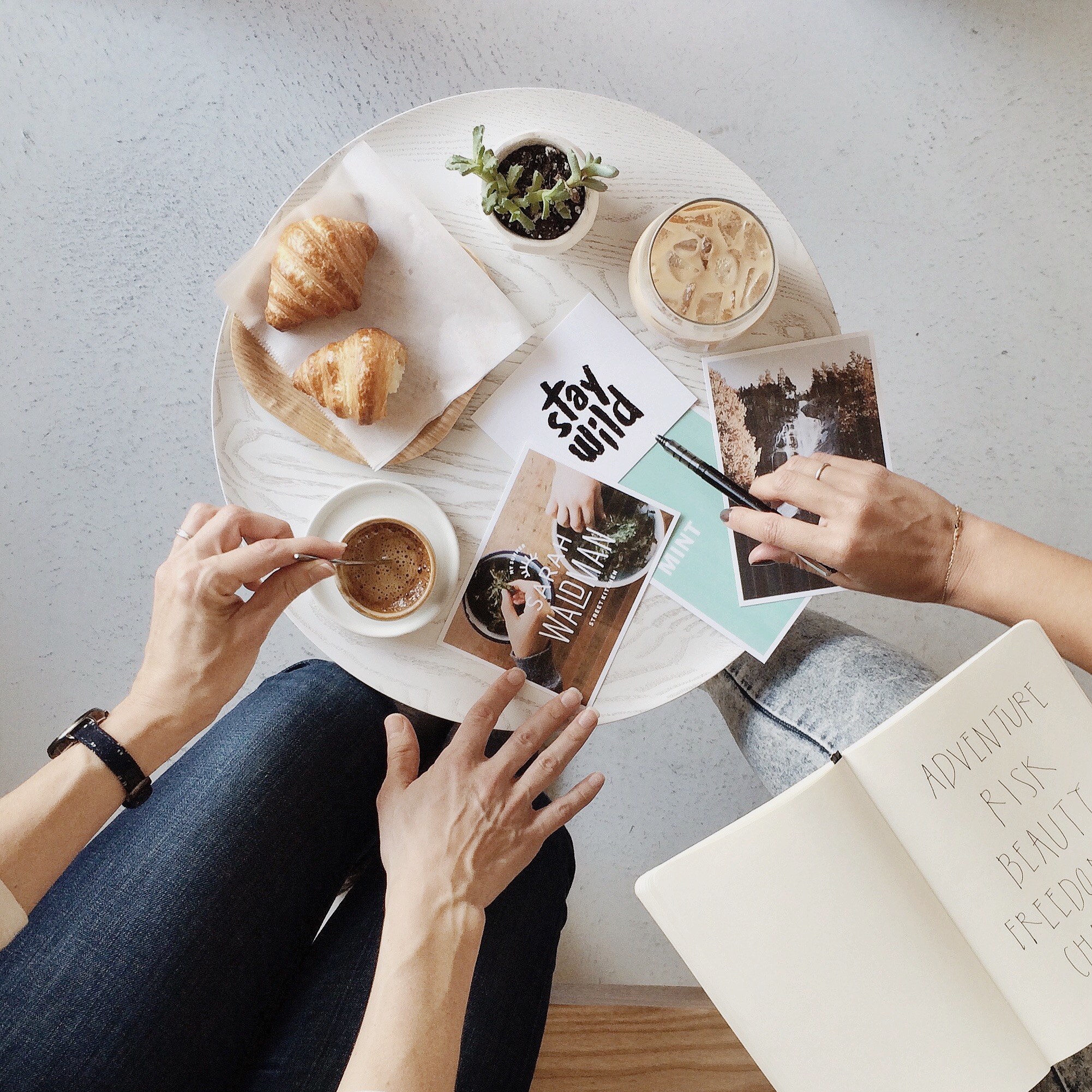 For the most part, I work from home, which means business gets conducted from the couch, kitchen table, home office, and - dare I say it - bed. Hot days and client meetings force me to put pants on go to a coffee shop, and for those times, I choose the light and airy @theassemblycafe