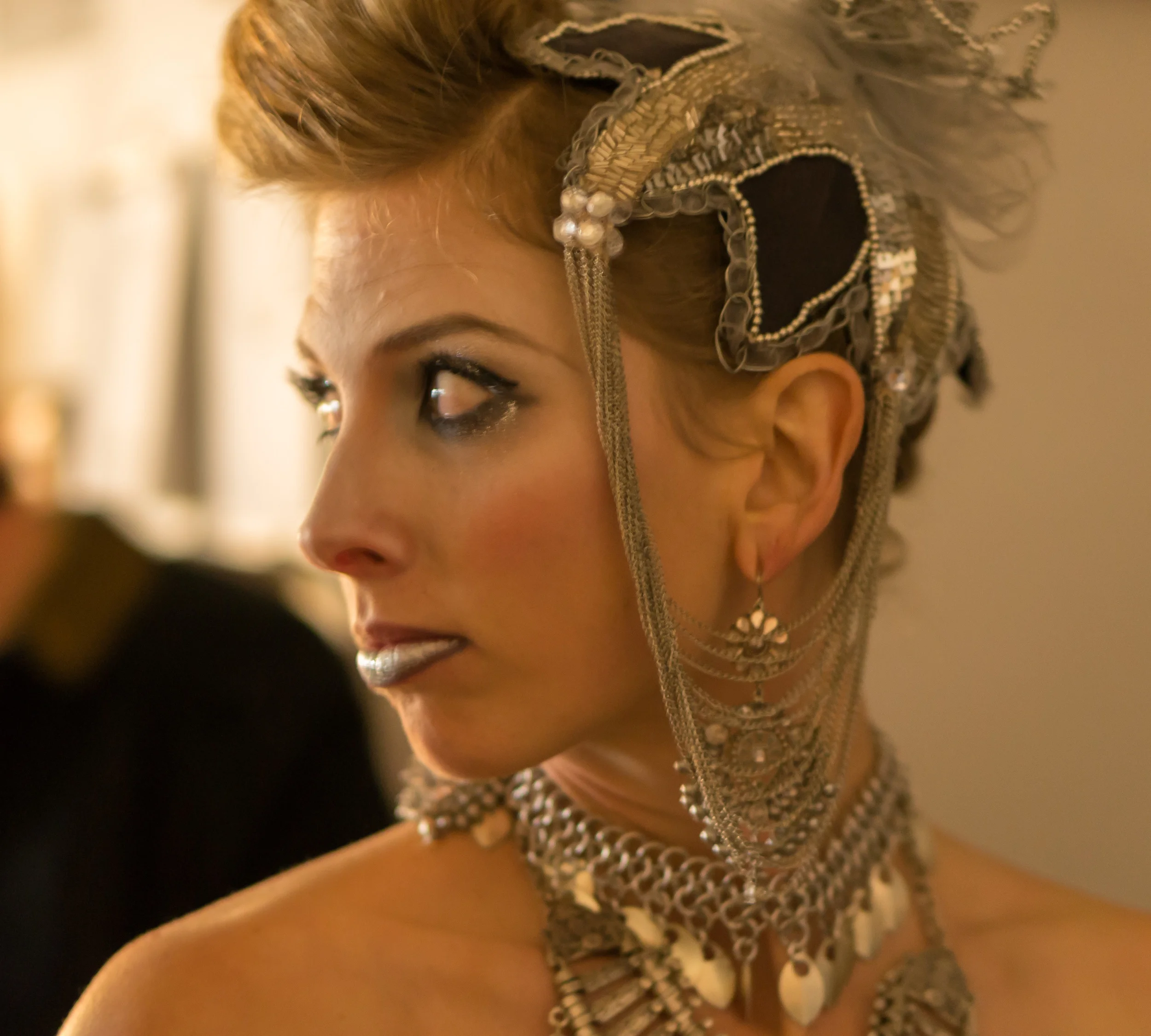   Collection: Metallic Lotus   Collaborator: Jennifer Remmers   Model: Savannah Lees-Haley Photographer: Bas Tiele  