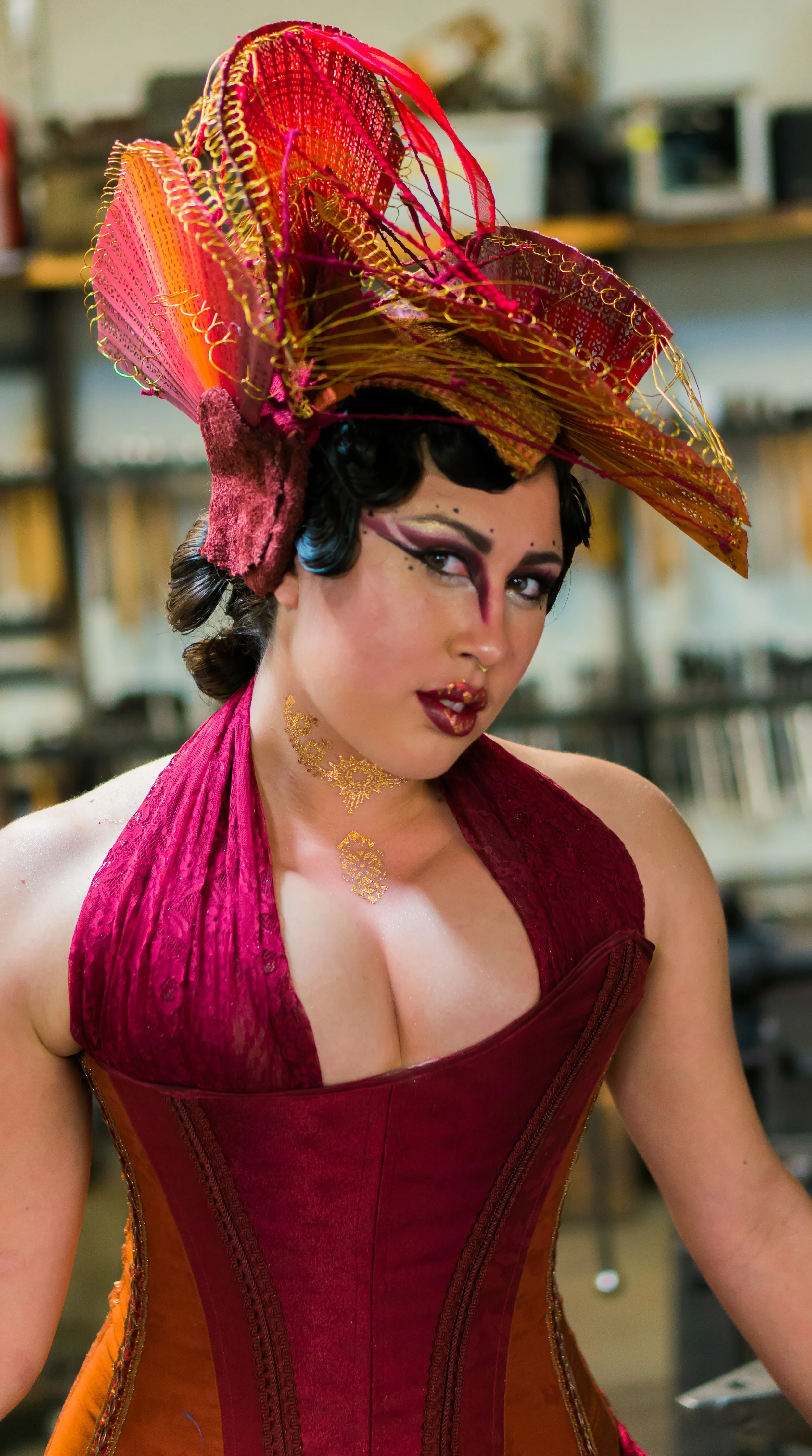   Collection: Sanguine Spark   Collaborator: Jennifer Remmers   Model: Michelle Lopez   Photographer: Bas Tiele  