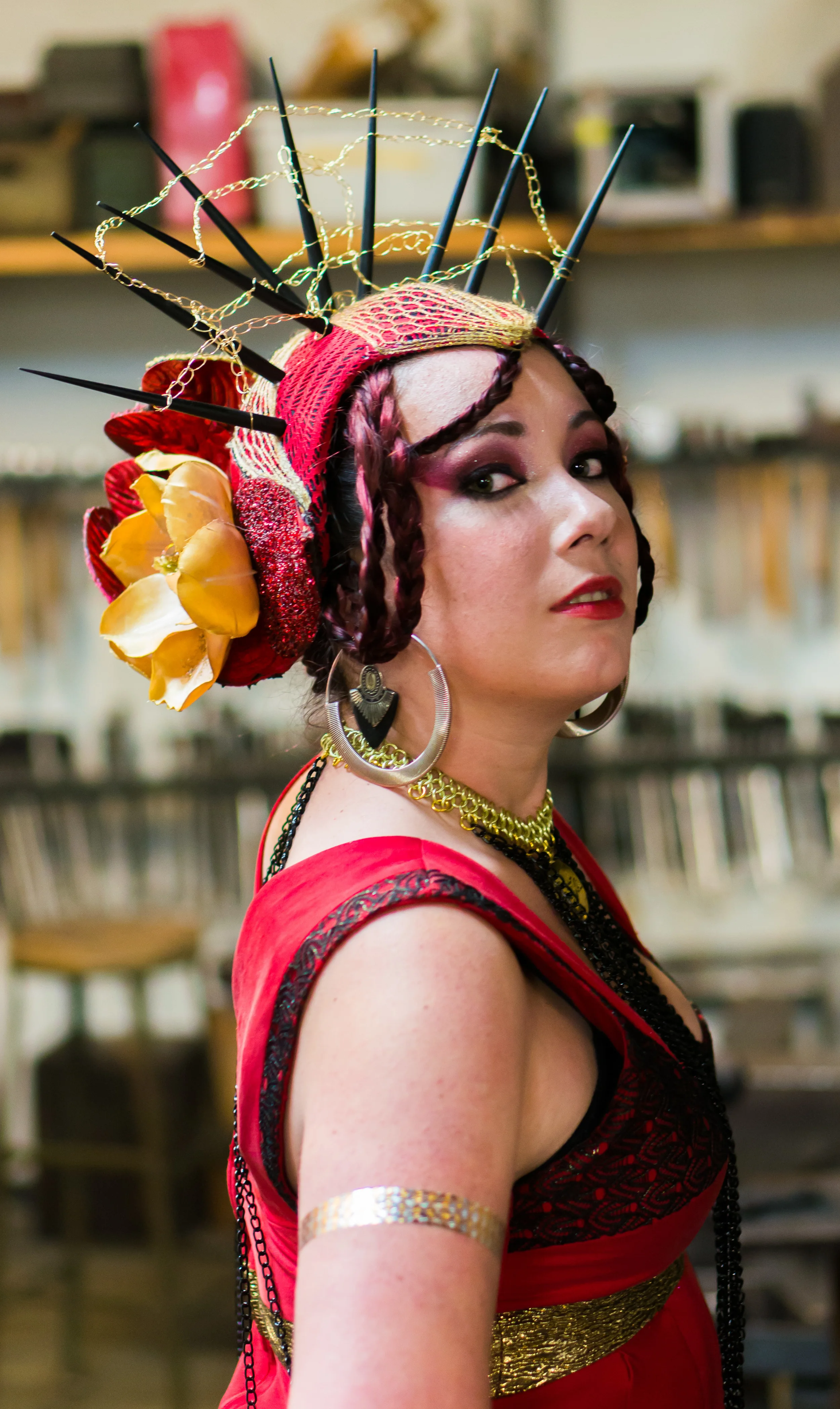   Collection: Sanguine Spark   Collaborator: Jennifer Remmers   Model: Alexandra Moore   Photographer: Bas Tiele  