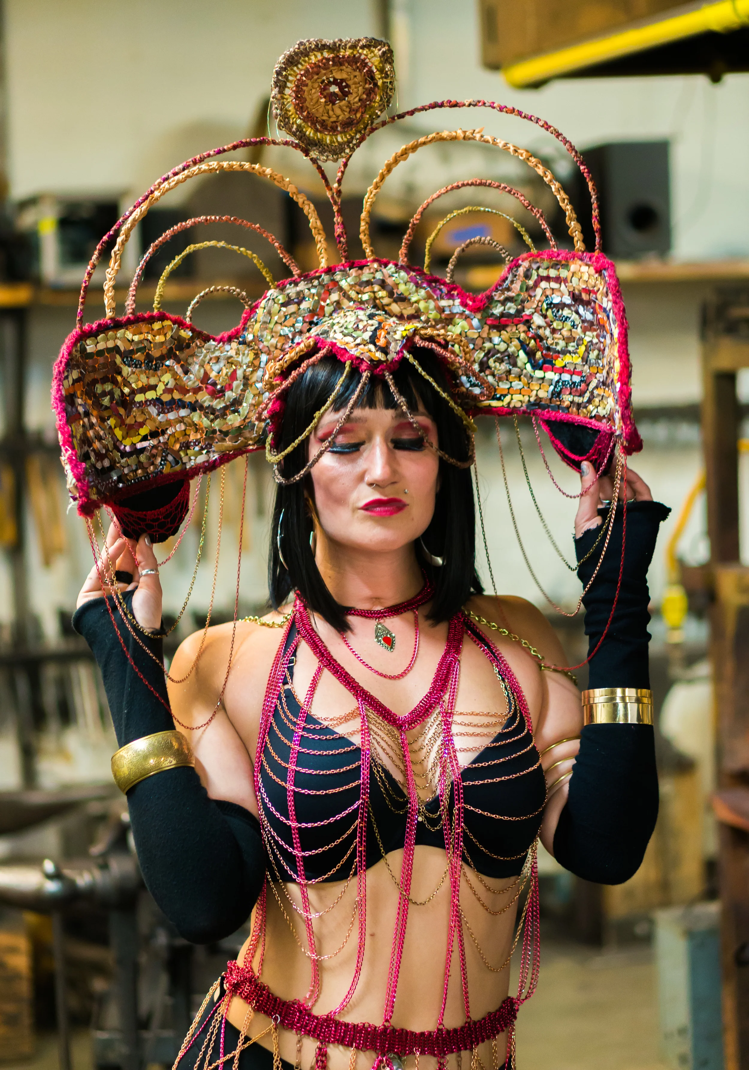  Collection: Sanguine Spark Collaborator: Jennifer Remmers Model: Heidi Helena Photographer: Bas Tiele 