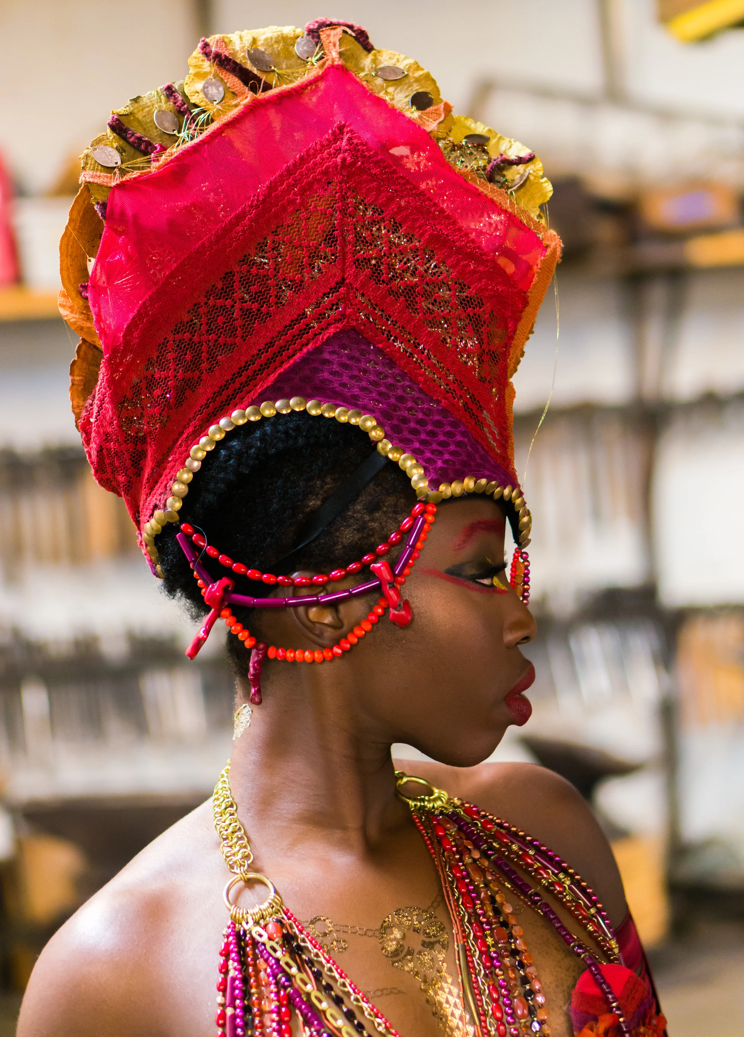   Collection: Sanguine Spark   Collaborator: Jennifer Remmers   Model: Alexis Udo-Udoma   Photographer: Bas Tiele  