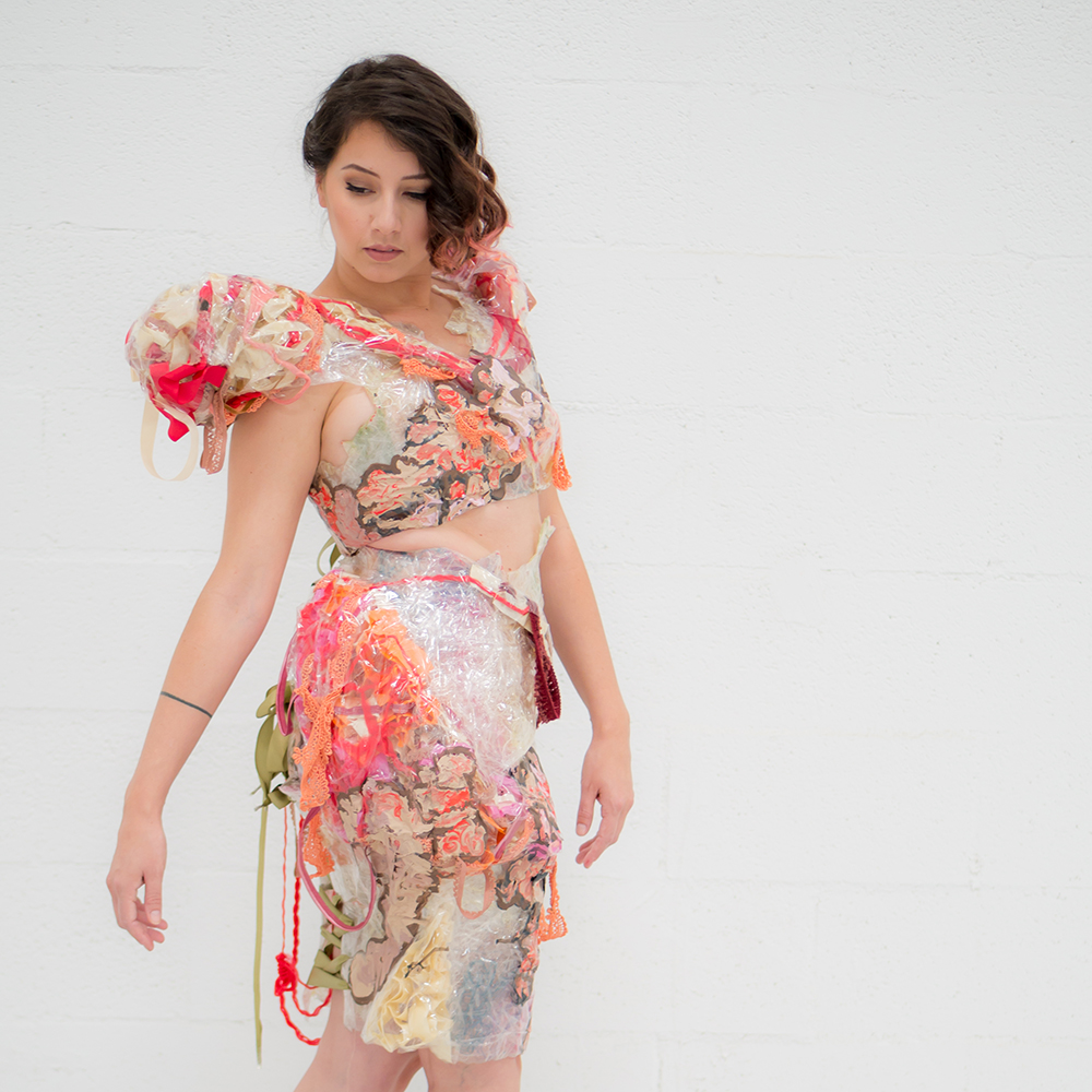 Meat Separates in collaboration with Stephanie Sherwood Model: Stephanie Sherwood Photographer: Jesus Martinez-Rizo