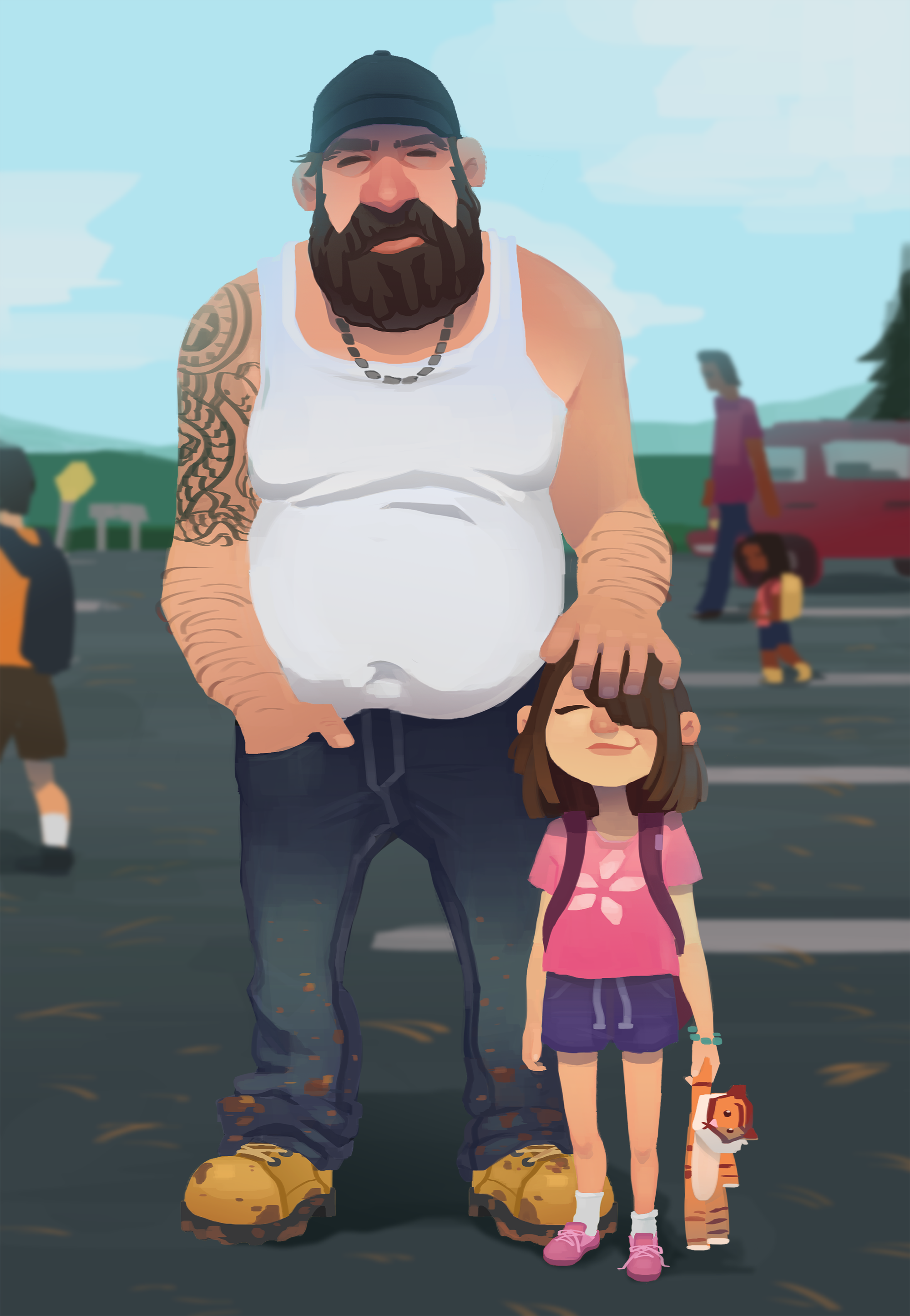 Daddy's Girl Character Design
